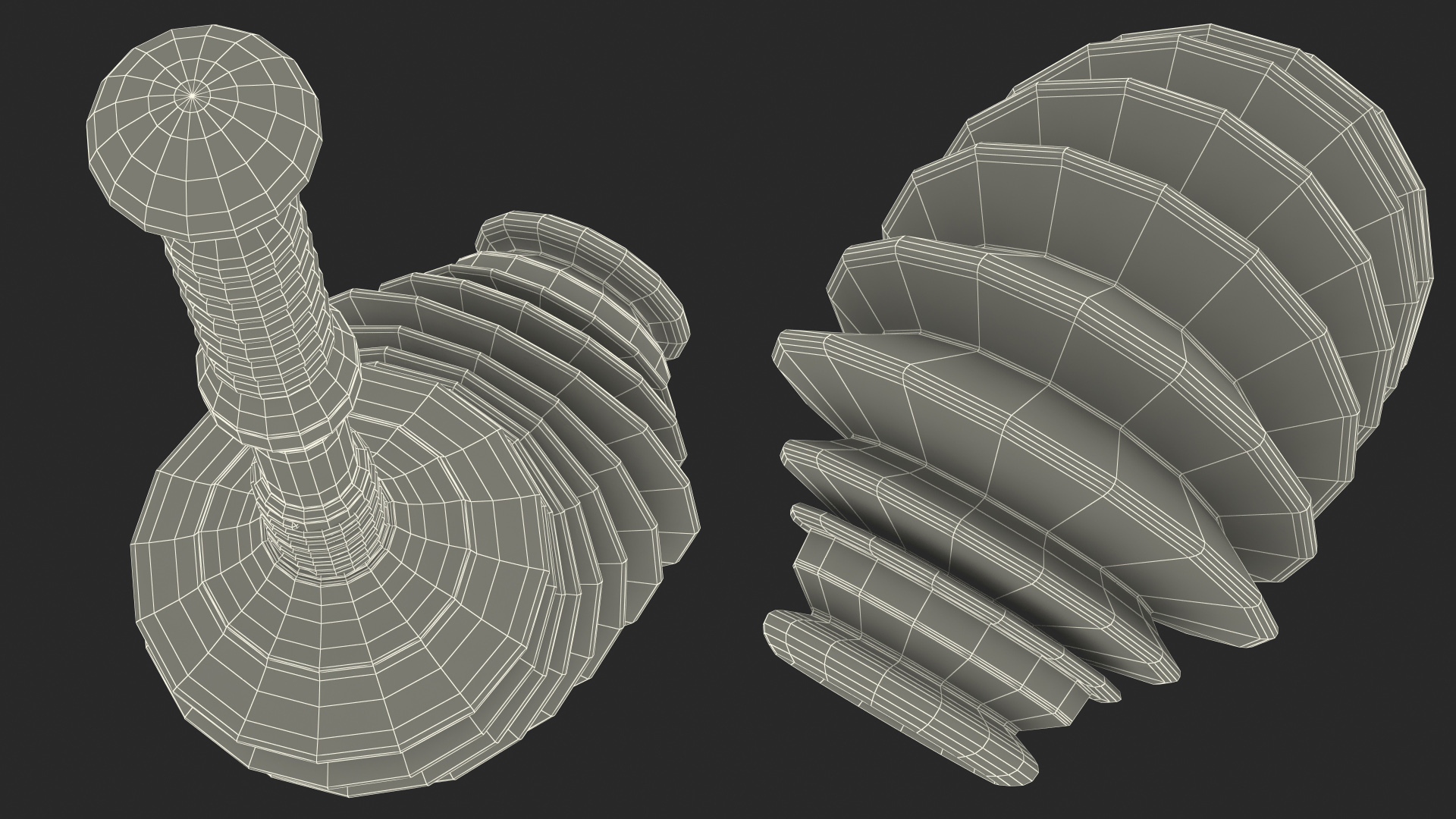 3D Flexible Toilet Plunger model