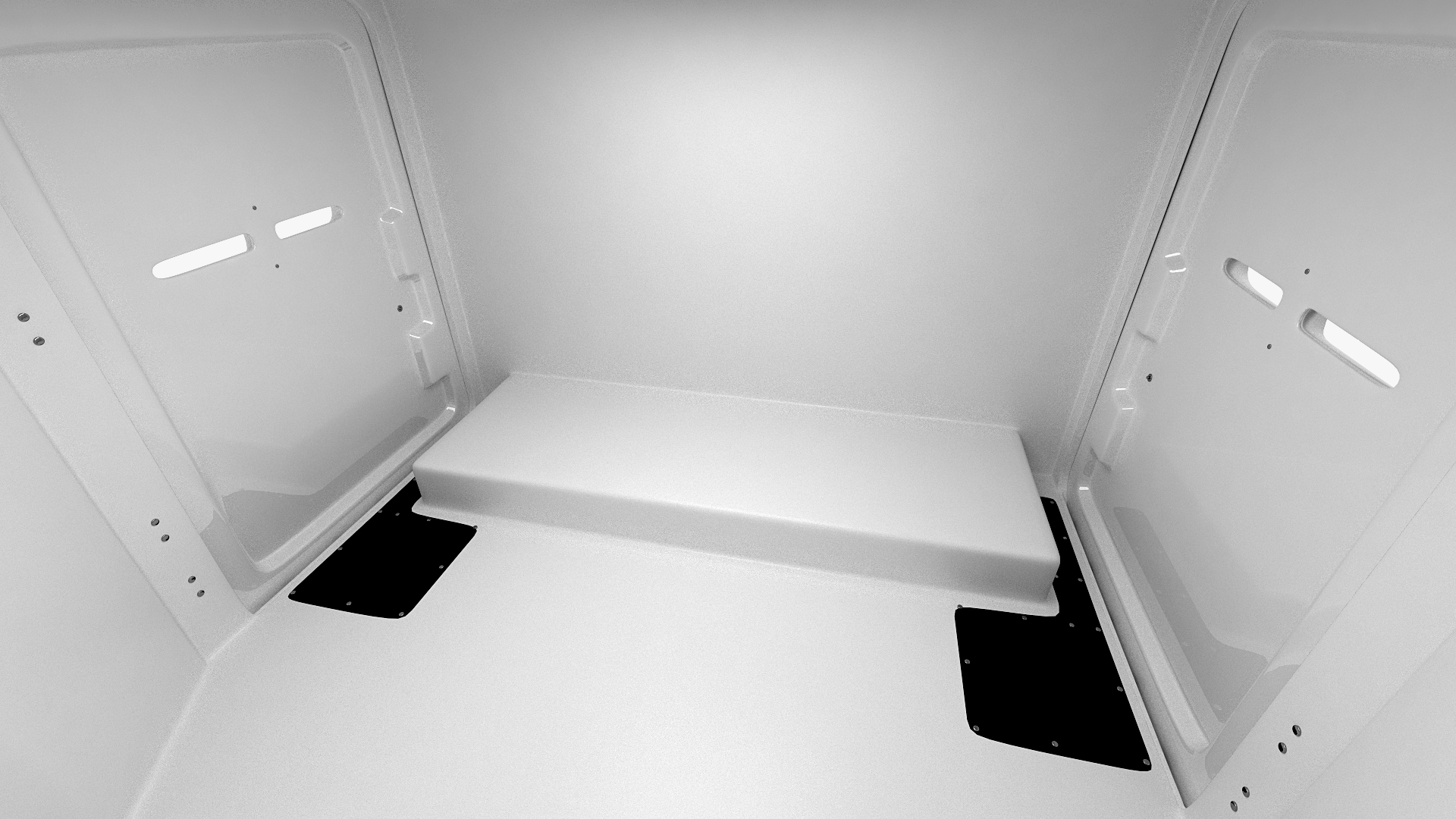 Police Paddy Wagon Dodge RAM 1500 Simple Interior 3D model