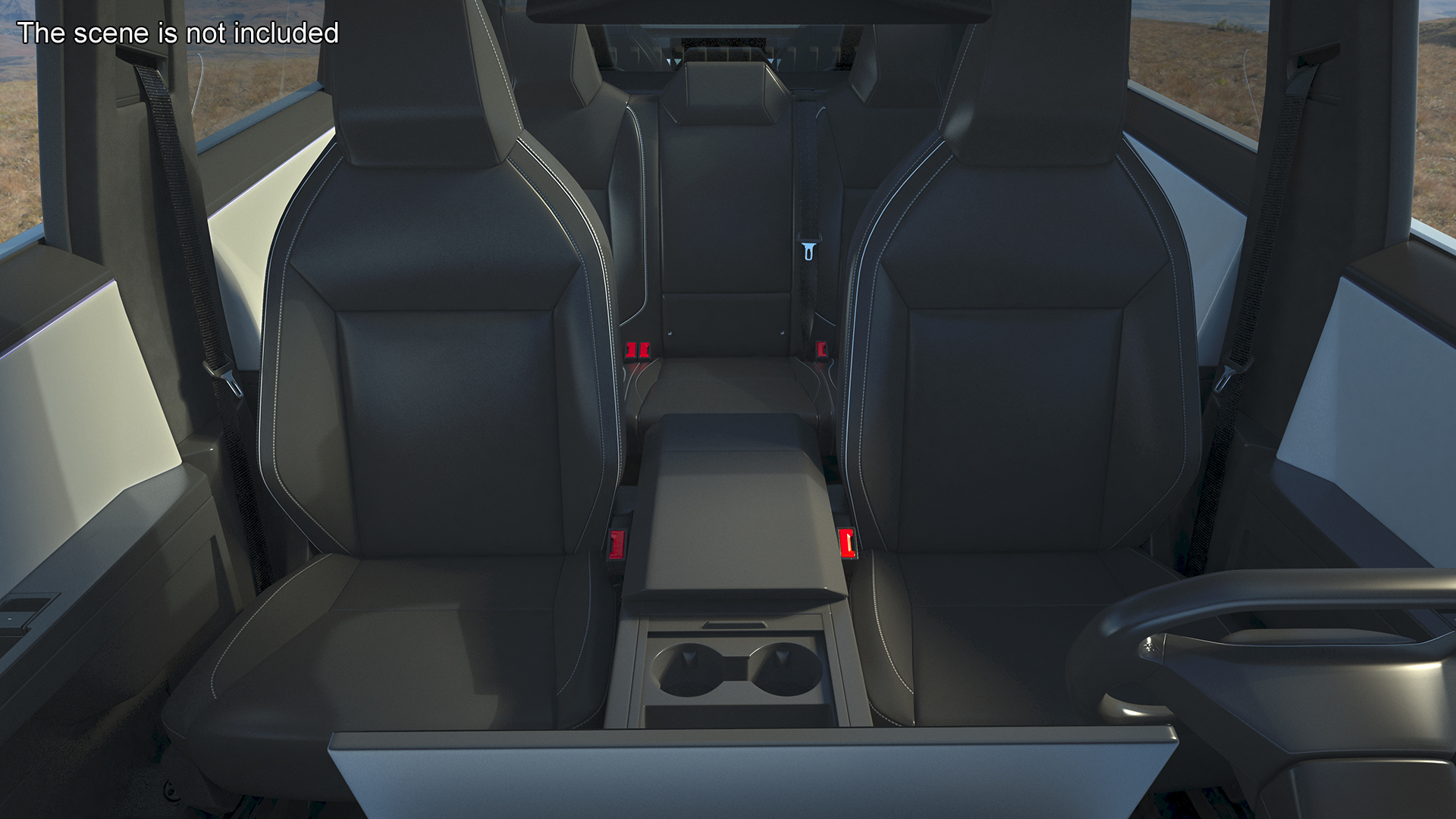 3D 2024 Tesla Cybertruck