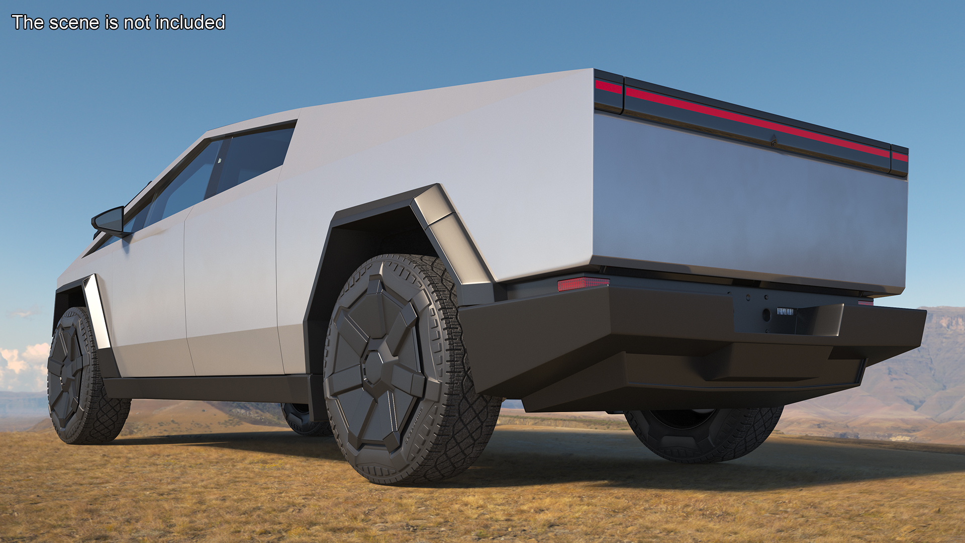 3D 2024 Tesla Cybertruck
