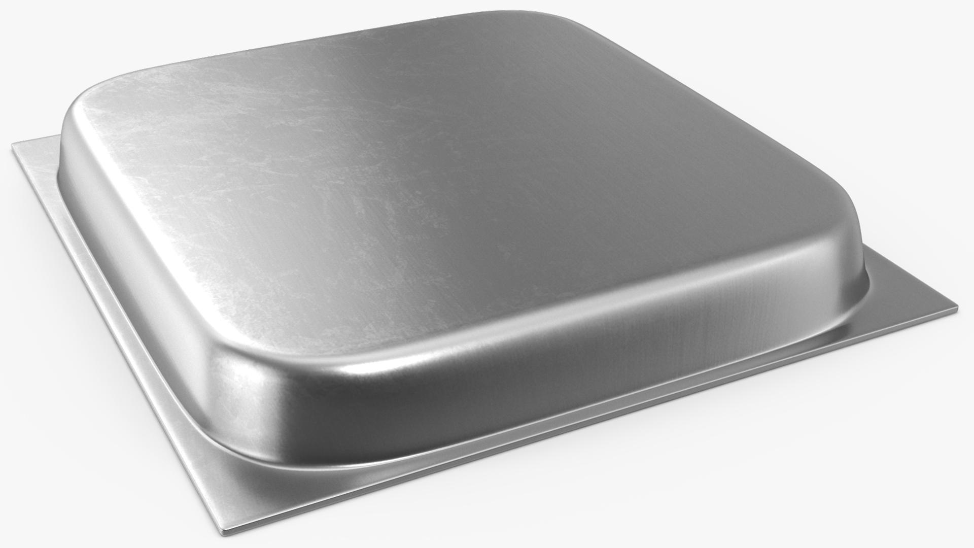 3D Stainless Steel Medical Tray model