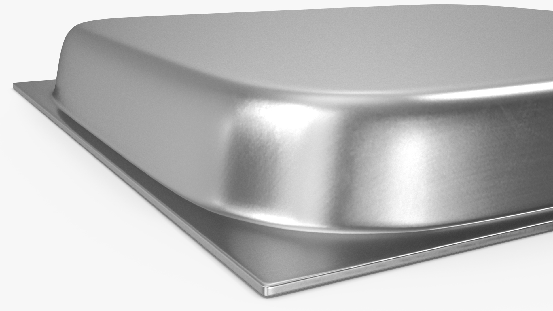 3D Stainless Steel Medical Tray model