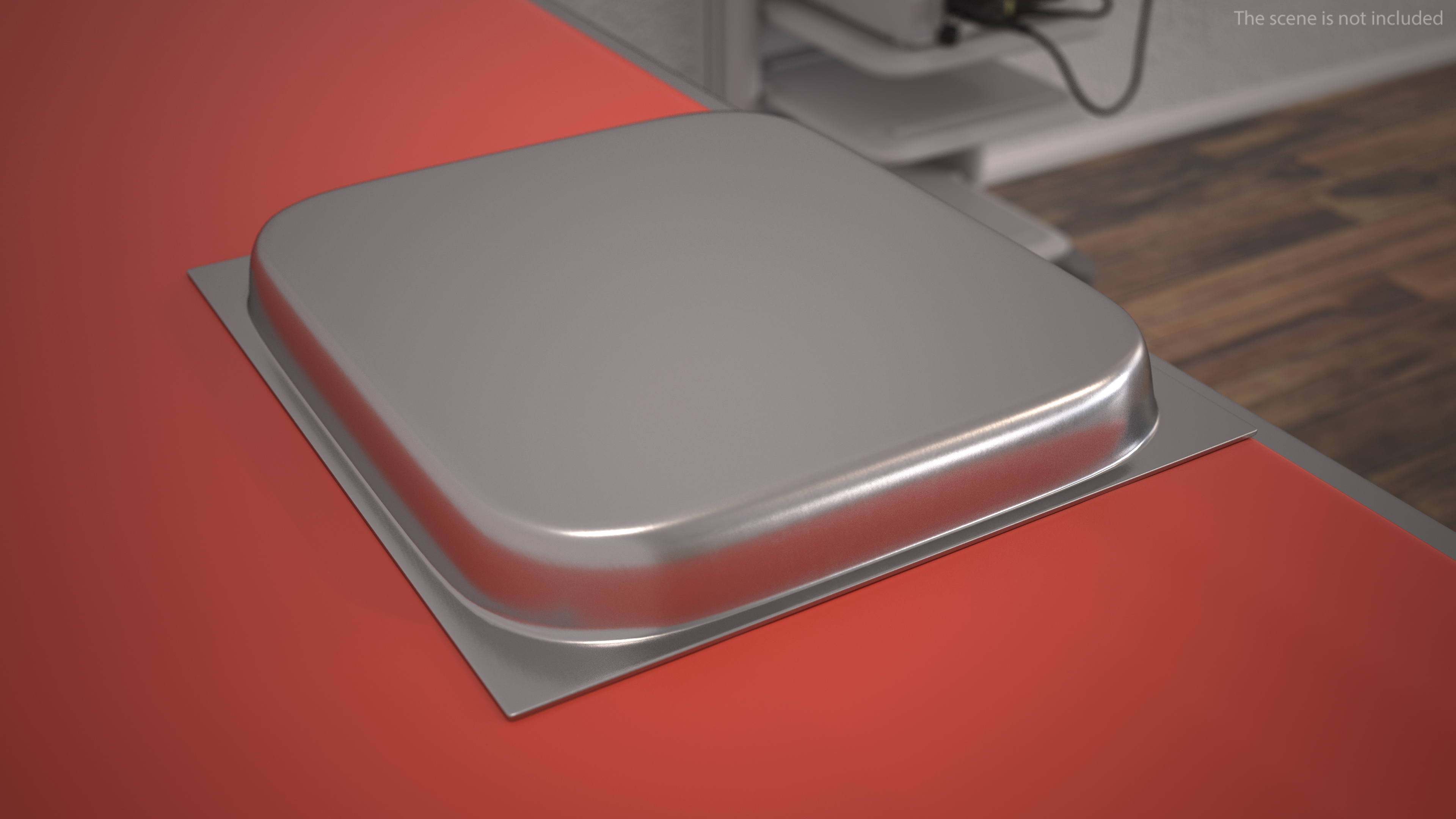 3D Stainless Steel Medical Tray model
