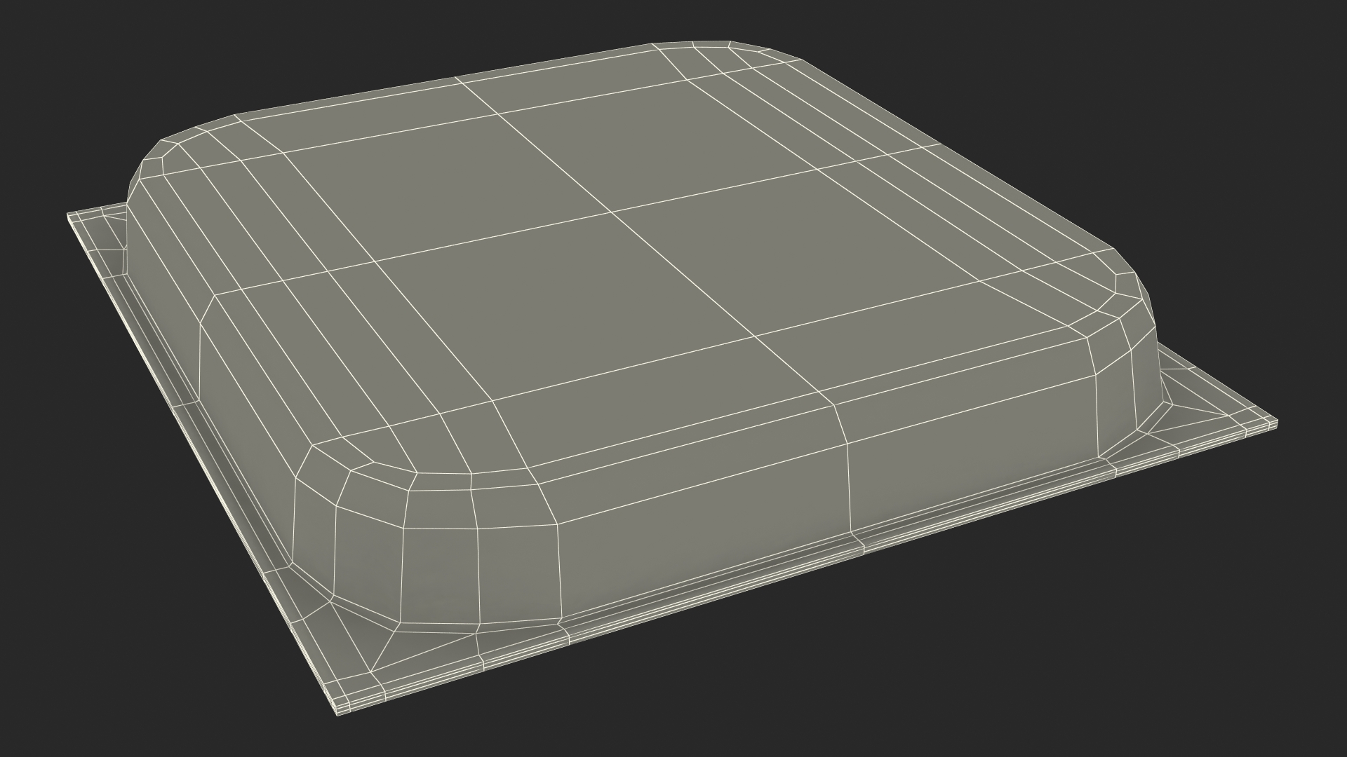 3D Stainless Steel Medical Tray model