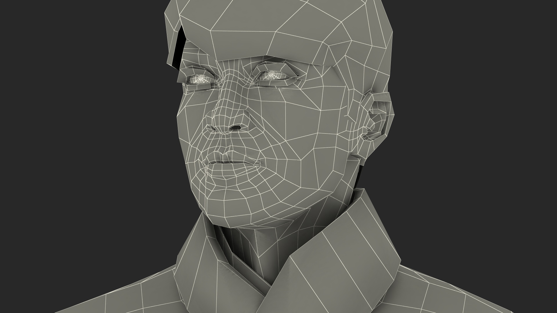 3D Traditional Style Chinese Man Standing model