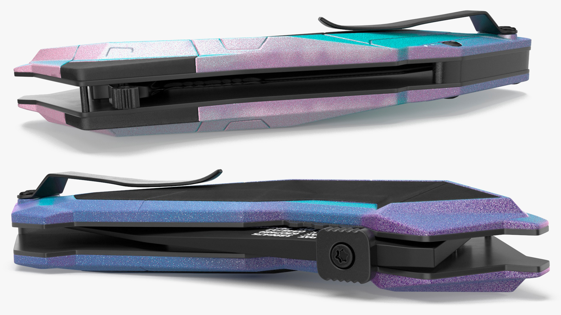 3D Sci-fi Knife Schrade Folded Color model