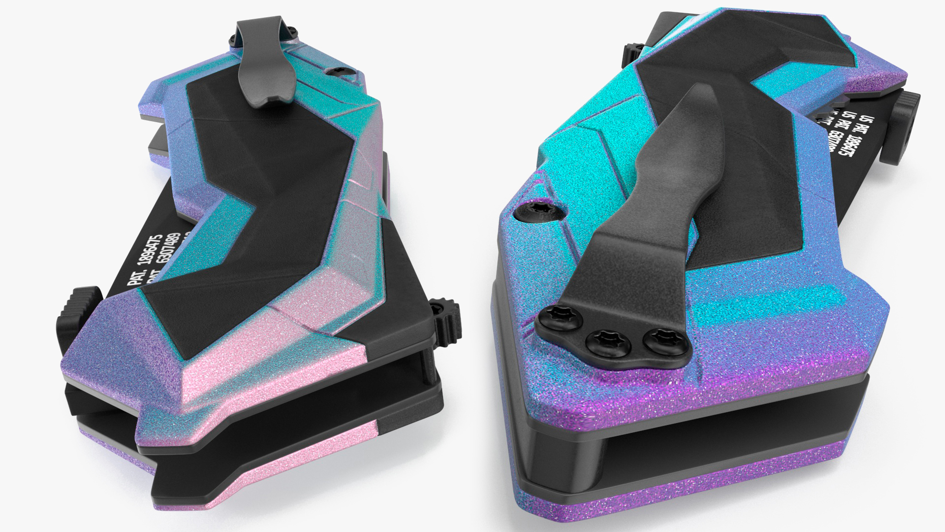 3D Sci-fi Knife Schrade Folded Color model