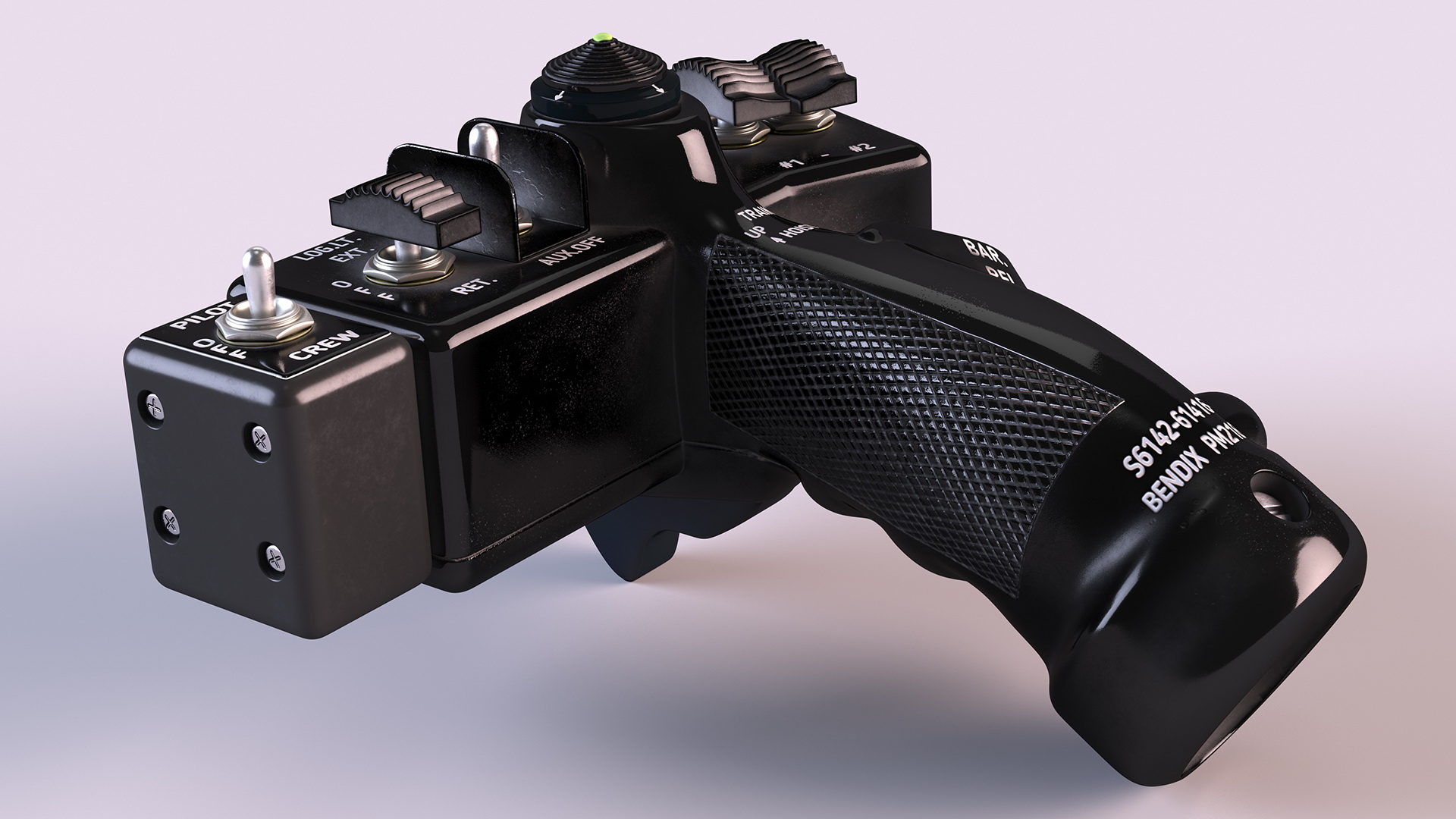 3D Helicopter Flight Control Stick