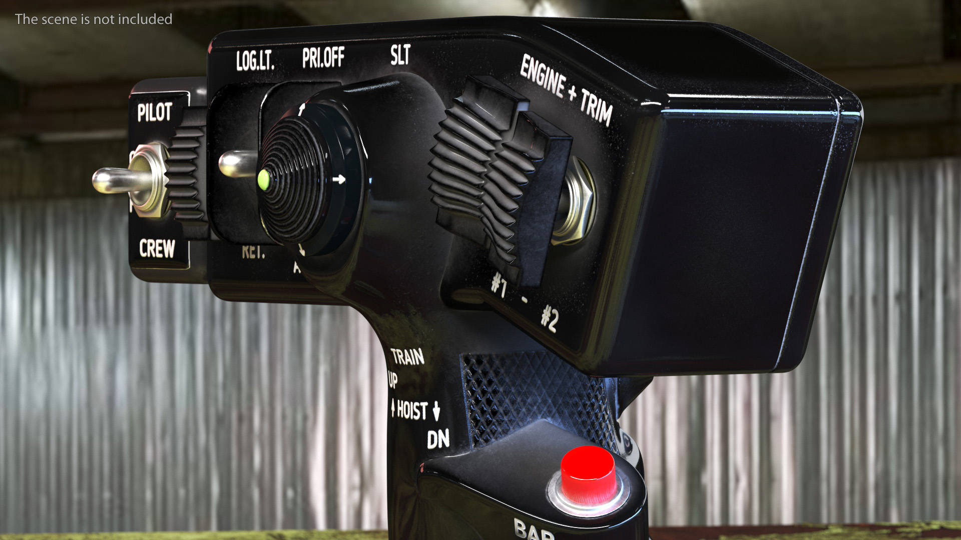 3D Helicopter Flight Control Stick