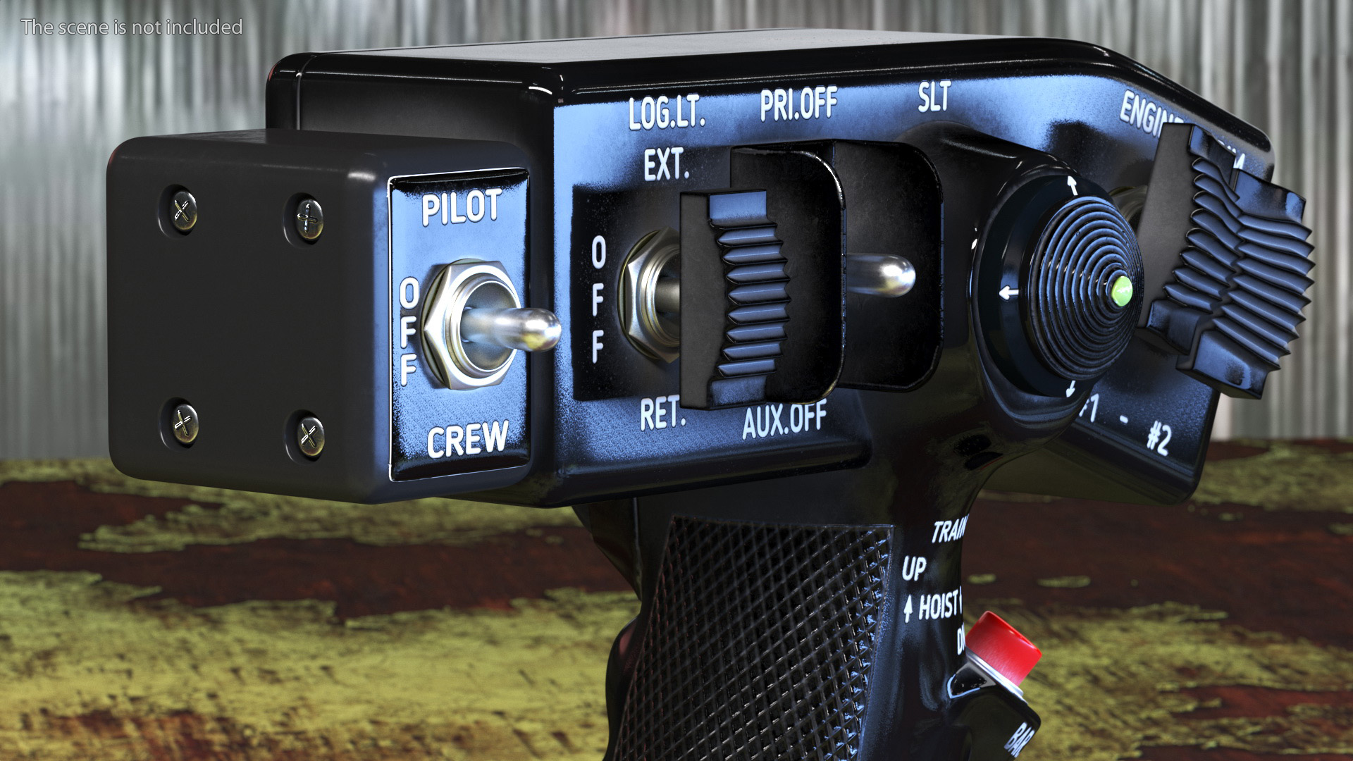3D Helicopter Flight Control Stick
