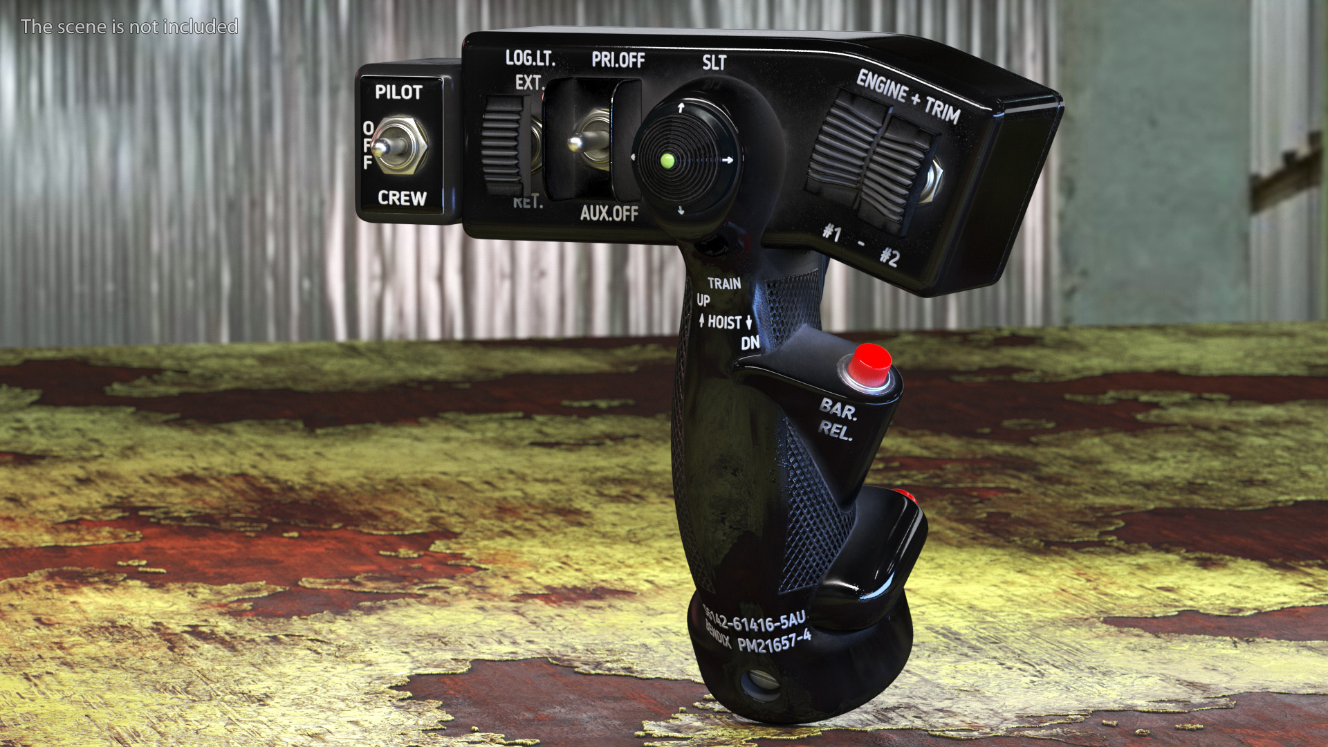 3D Helicopter Flight Control Stick
