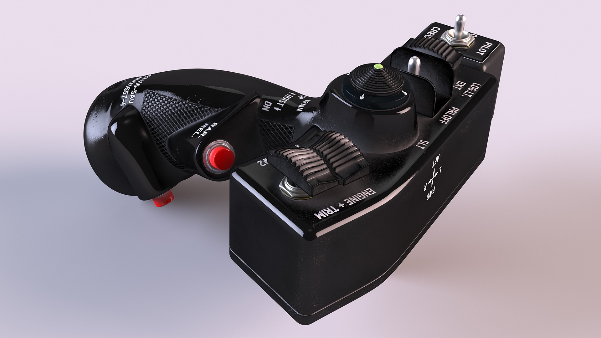 3D Helicopter Flight Control Stick