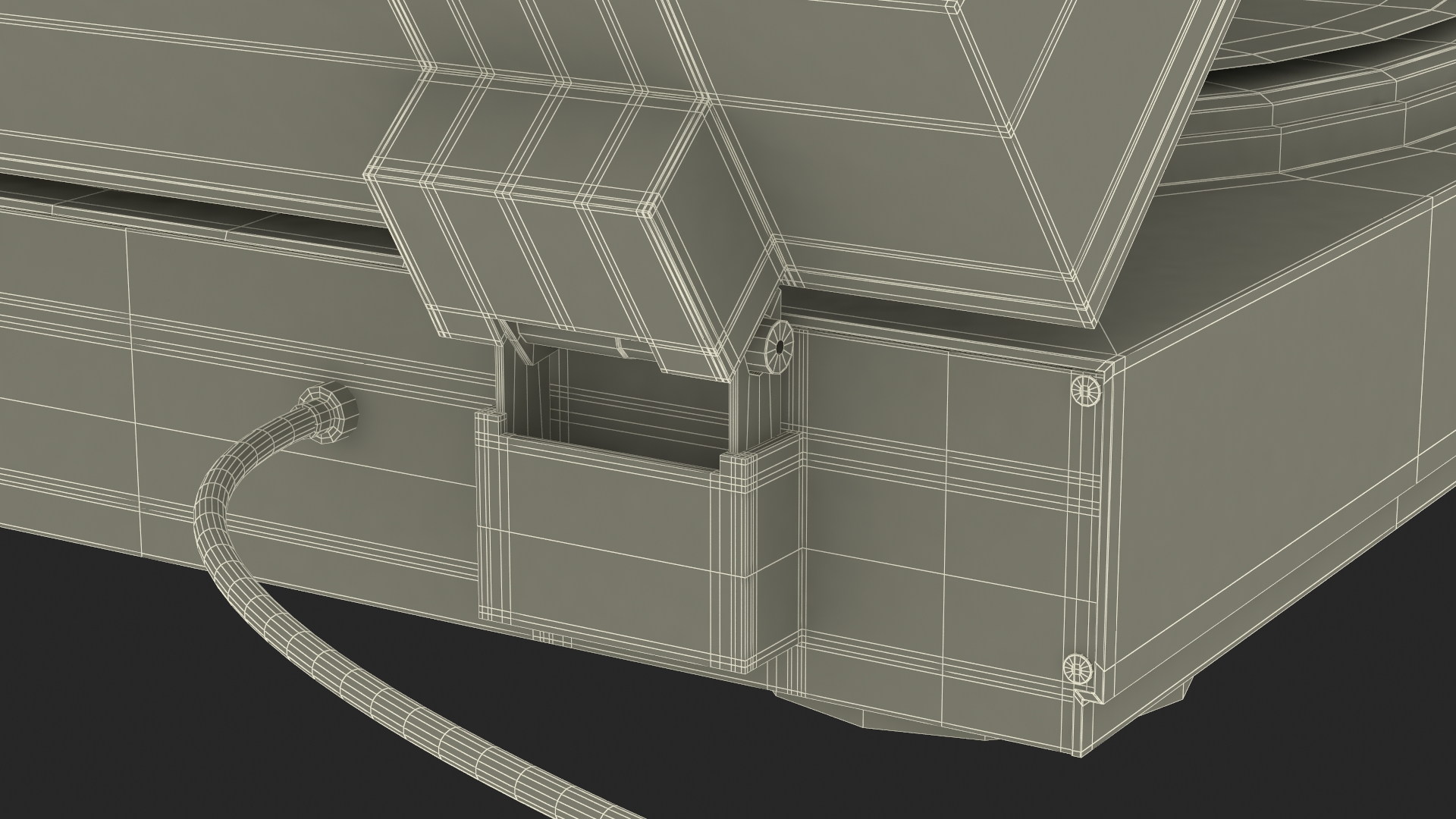 3D model Retro Turntable