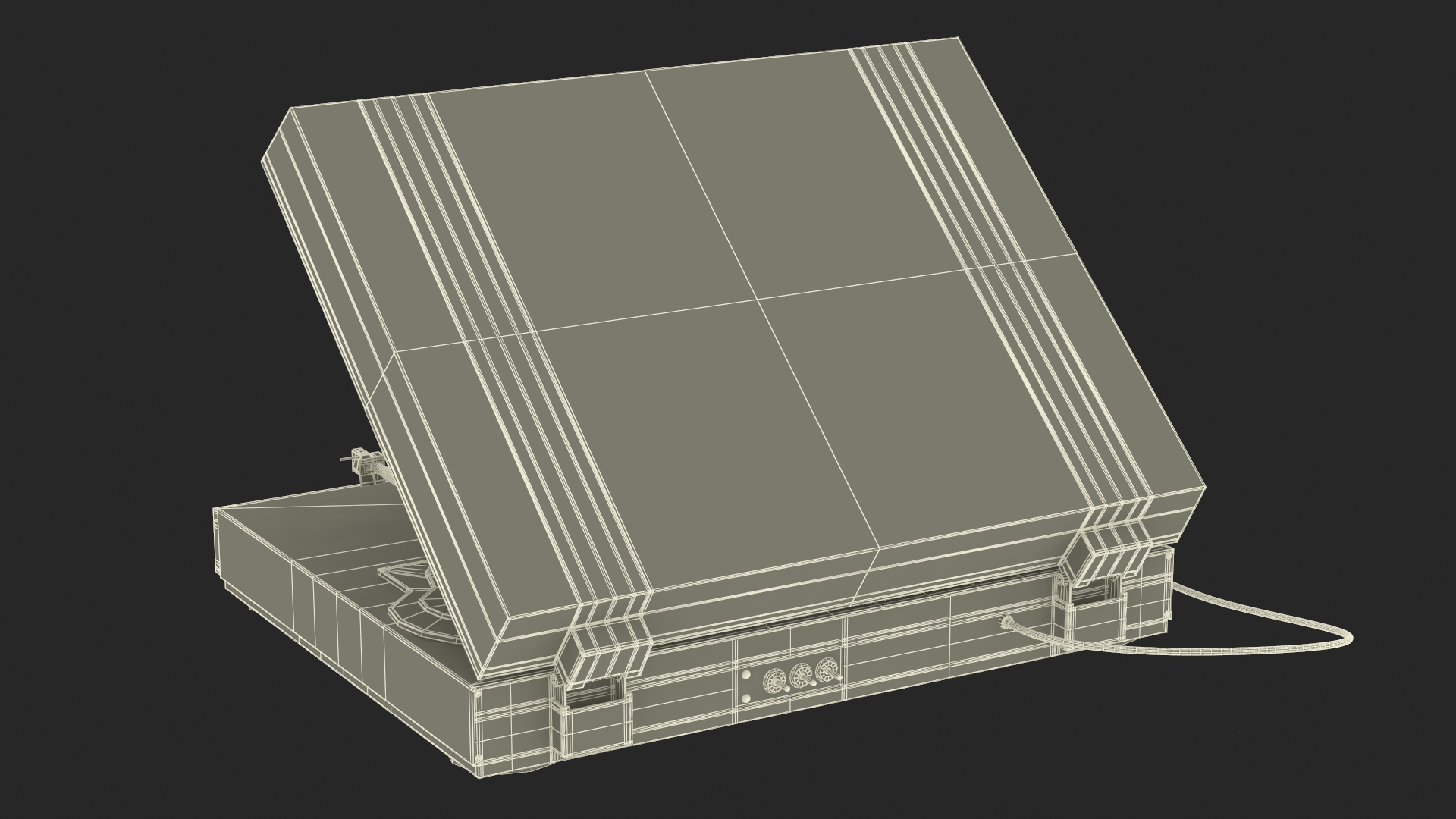 3D model Retro Turntable