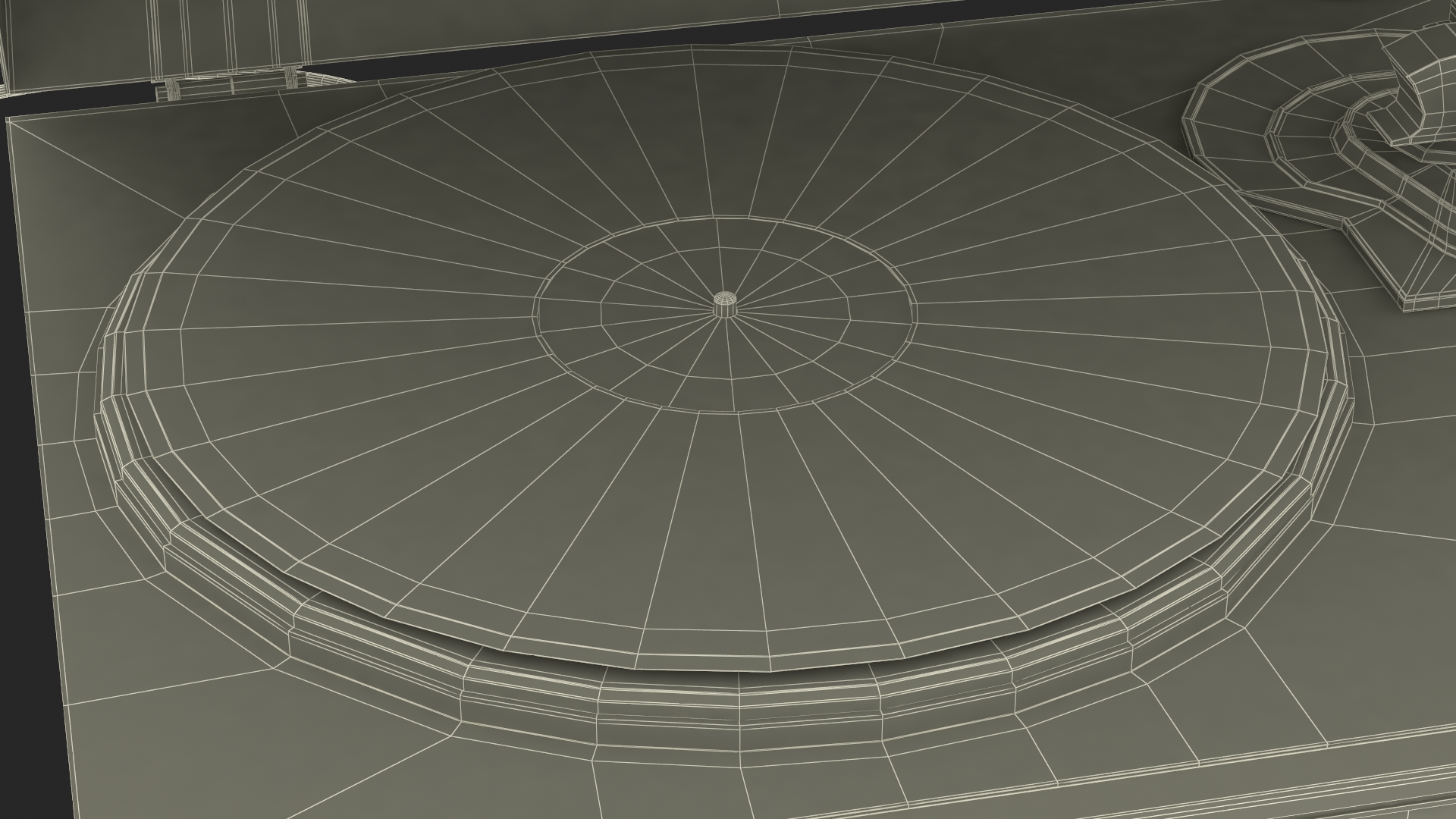 3D model Retro Turntable
