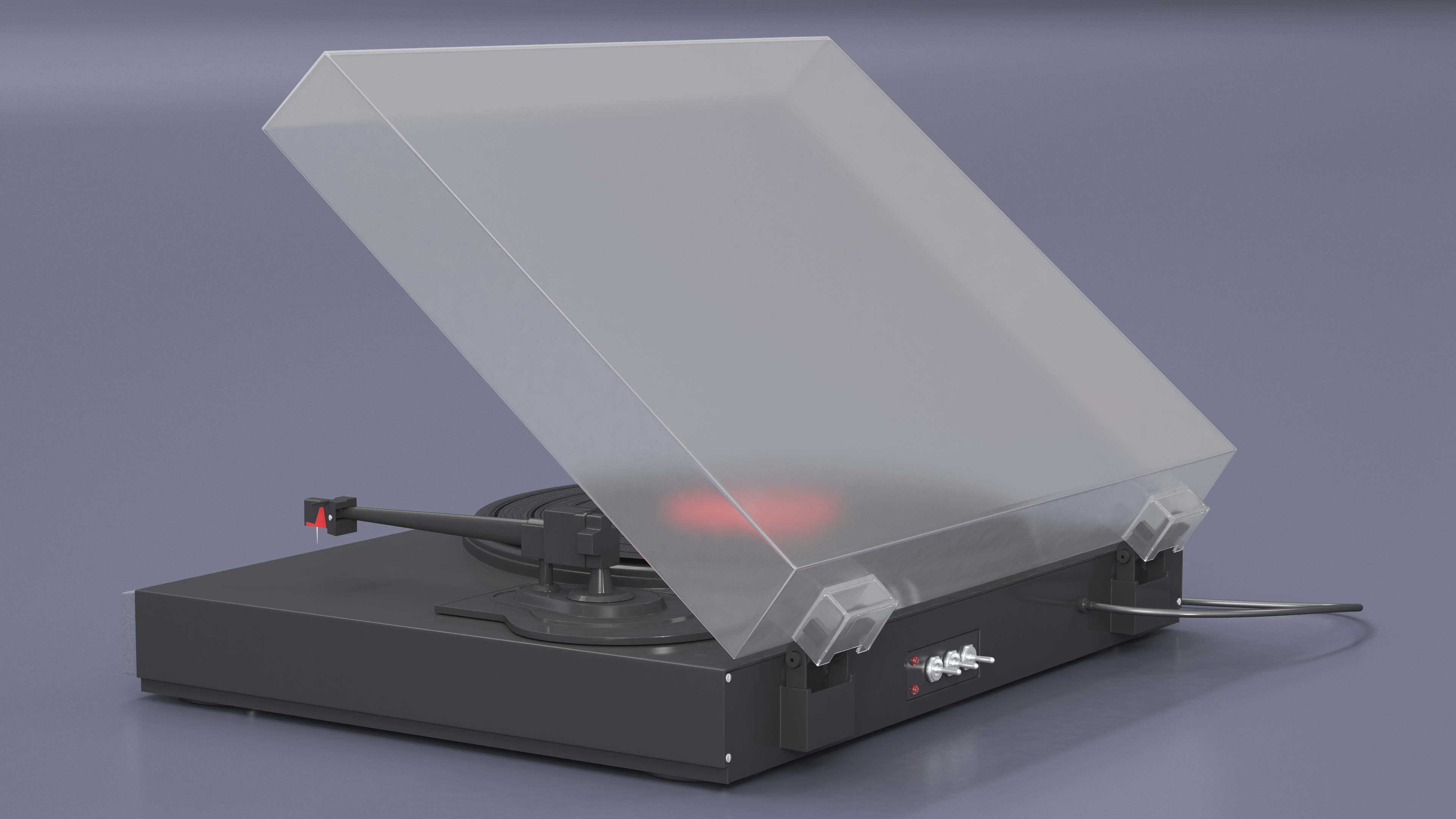 3D model Retro Turntable