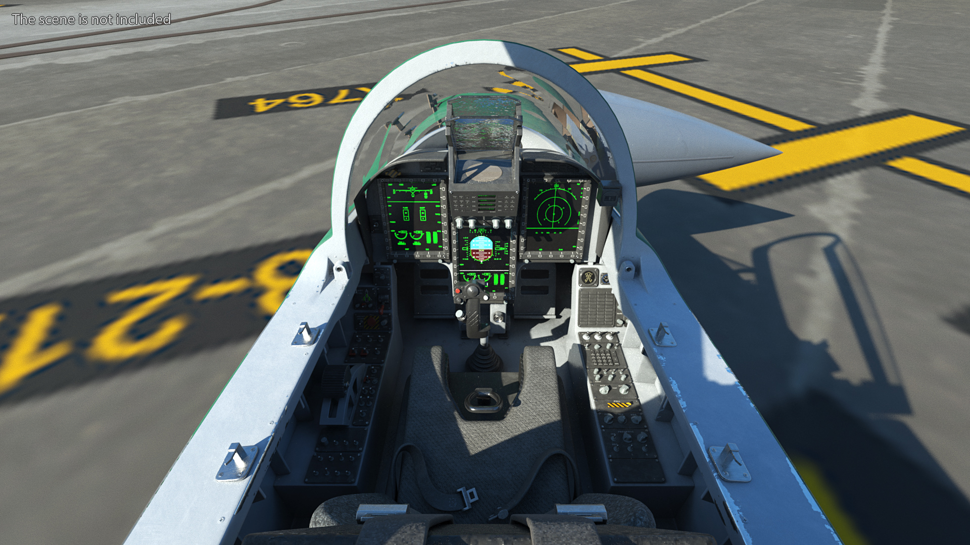 3D PAC JF-17 Thunder Green Livery with Armament Rigged