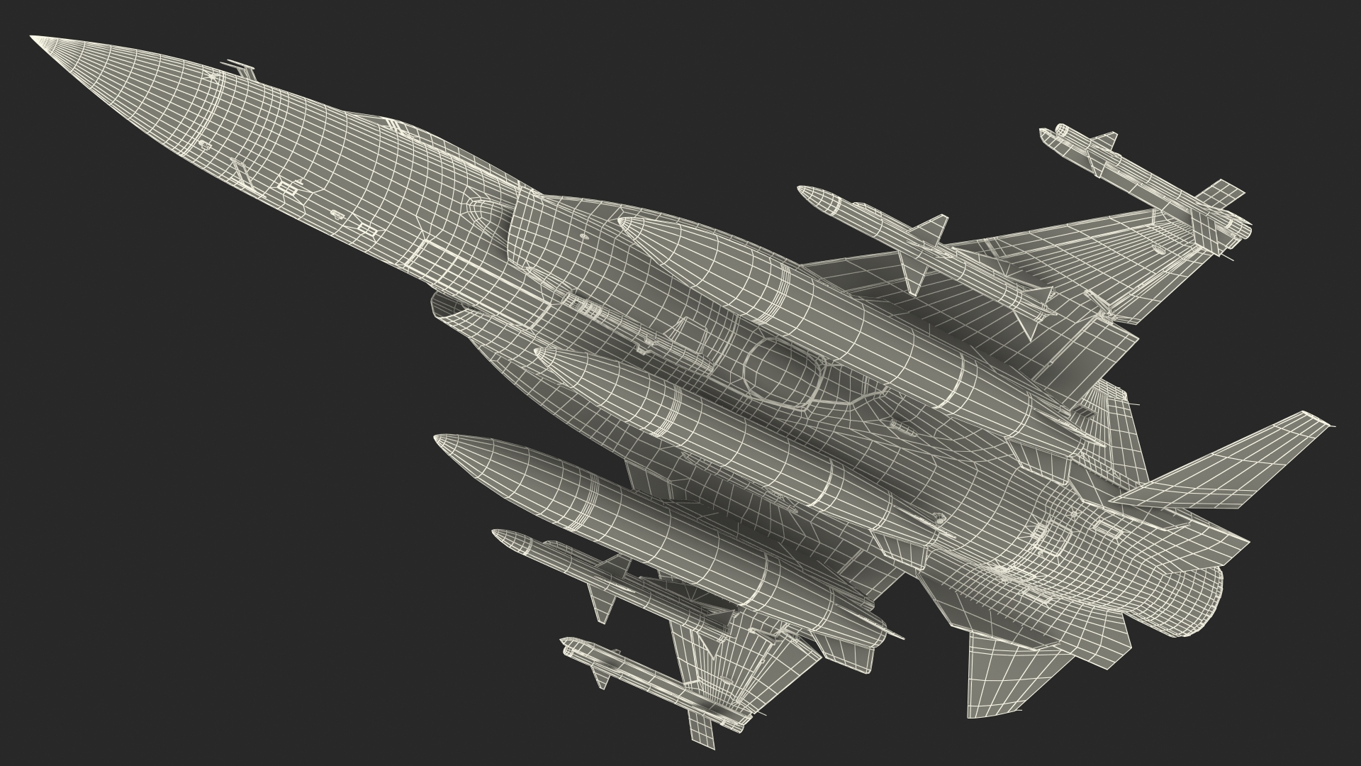 3D PAC JF-17 Thunder Green Livery with Armament Rigged