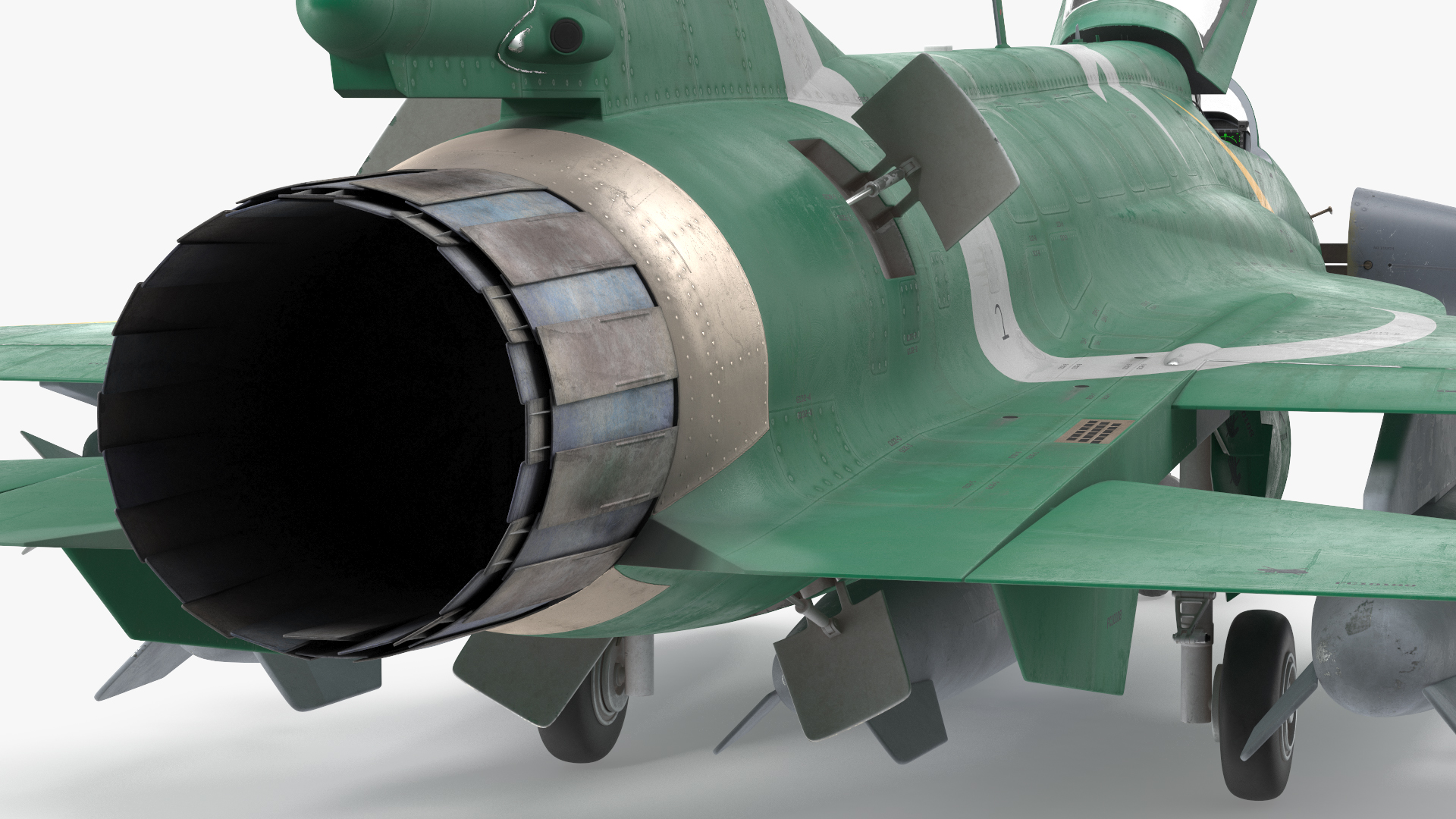 3D PAC JF-17 Thunder Green Livery with Armament Rigged