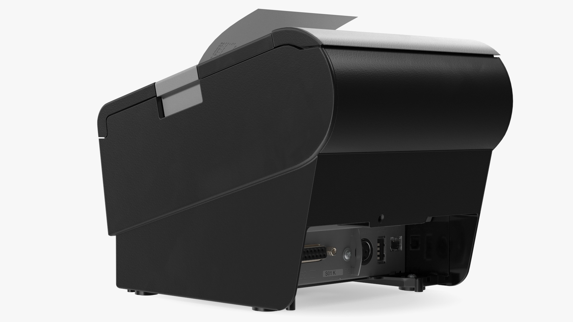 3D Compact POS Thermal Receipt Printer Black