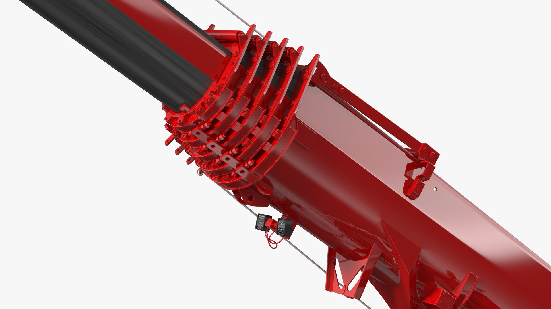 3D Mobile Crane With Concrete Slab