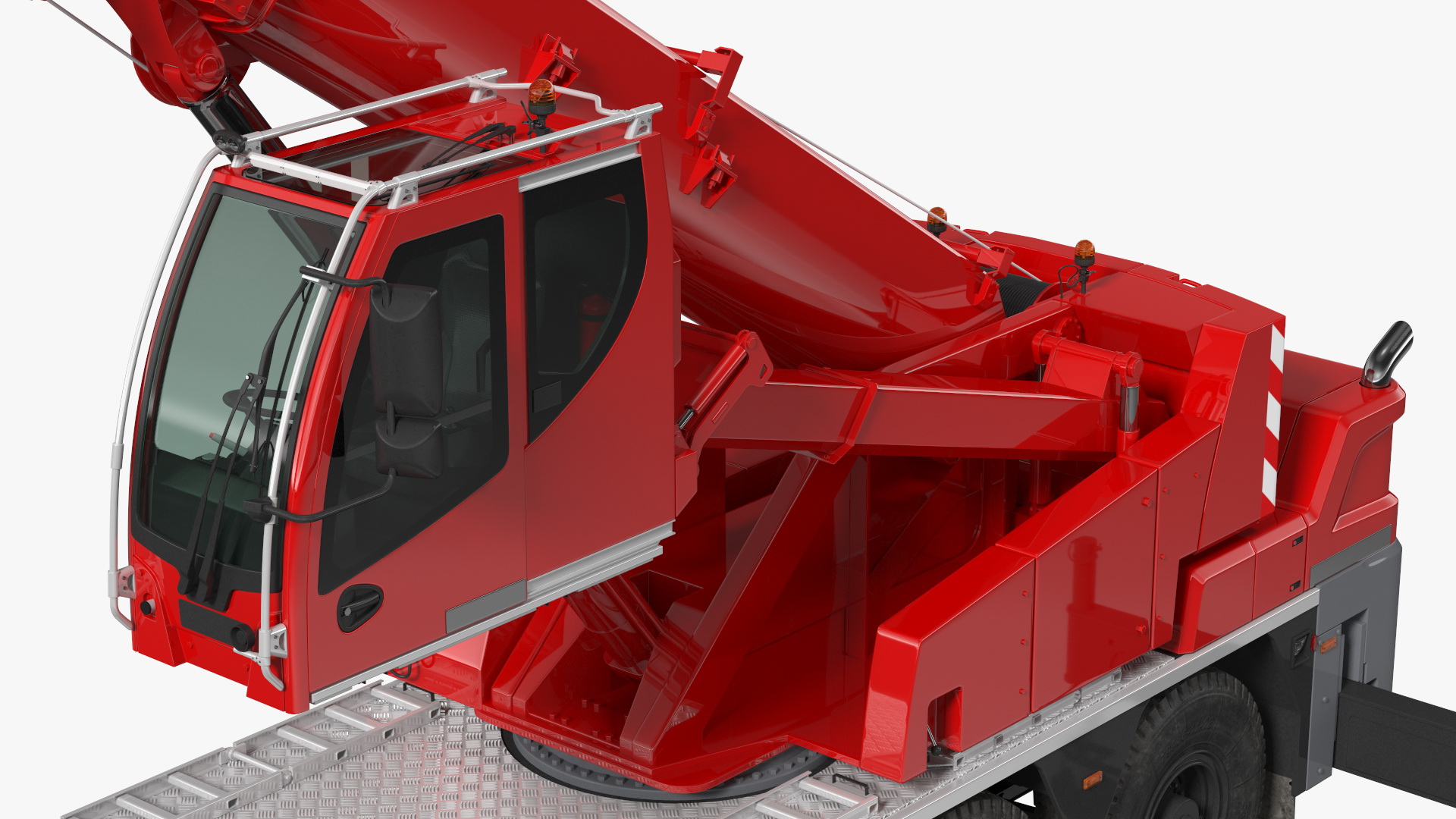 3D Mobile Crane With Concrete Slab