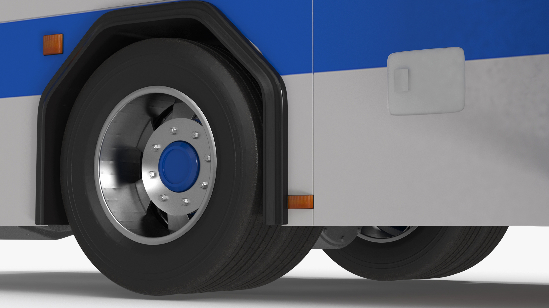 3D Metro Transit Bus Rigged for Maya model