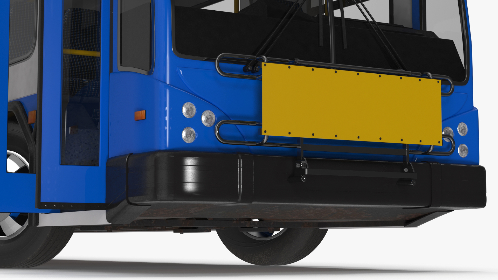3D Metro Transit Bus Rigged for Maya model