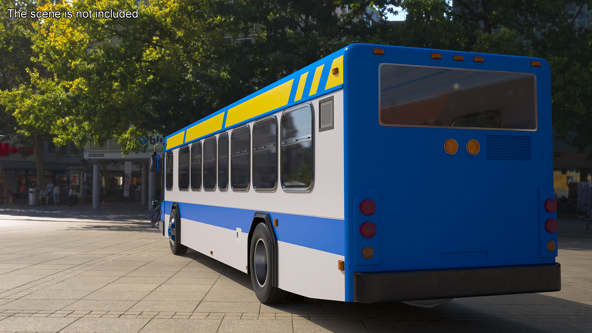 3D Metro Transit Bus Rigged for Maya model