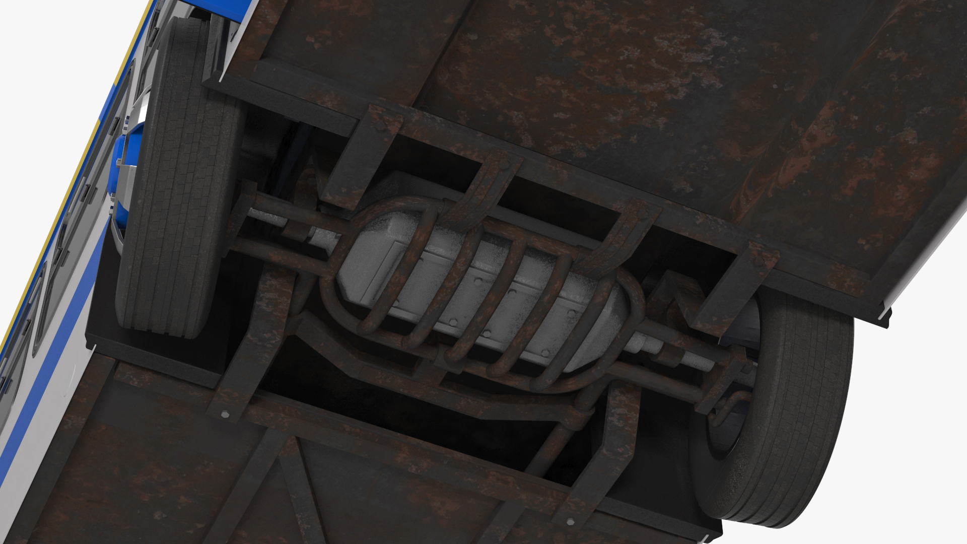 3D Metro Transit Bus Rigged for Maya model
