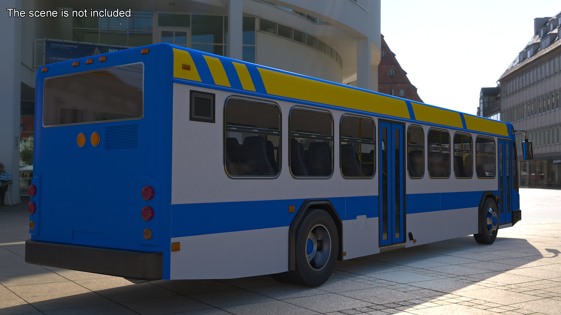 3D Metro Transit Bus Rigged for Maya model