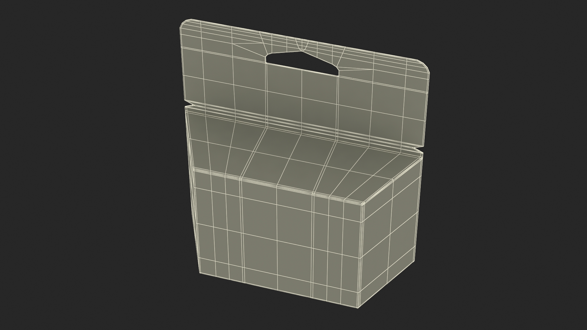 HP 652 Tricolor Cartridge Box 3D model