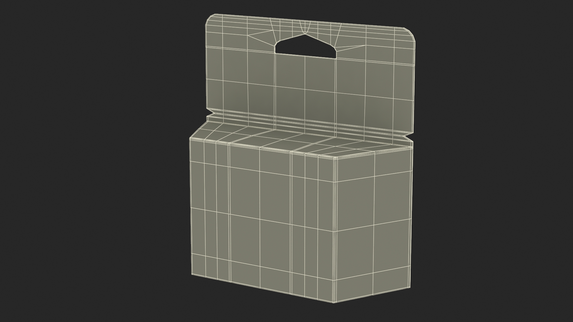HP 652 Tricolor Cartridge Box 3D model