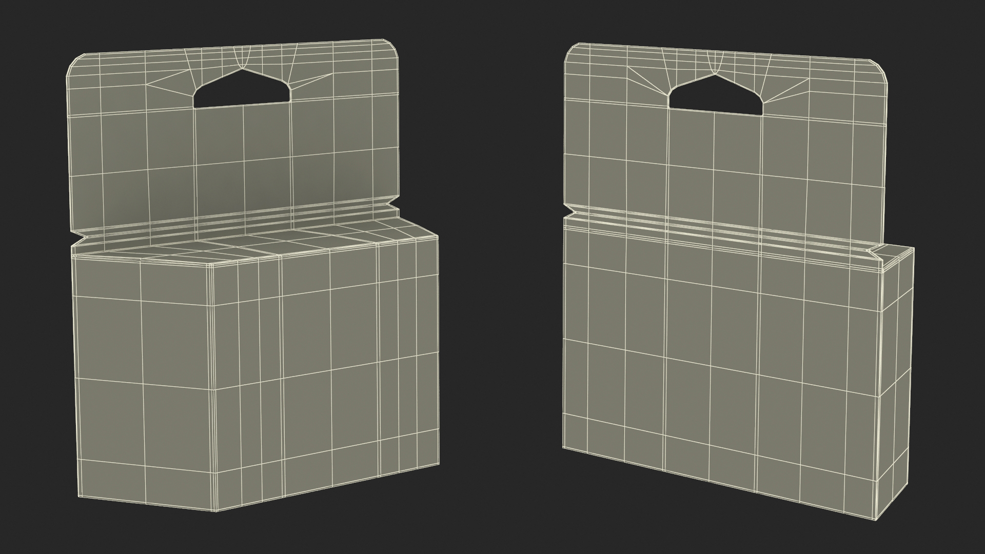 HP 652 Tricolor Cartridge Box 3D model