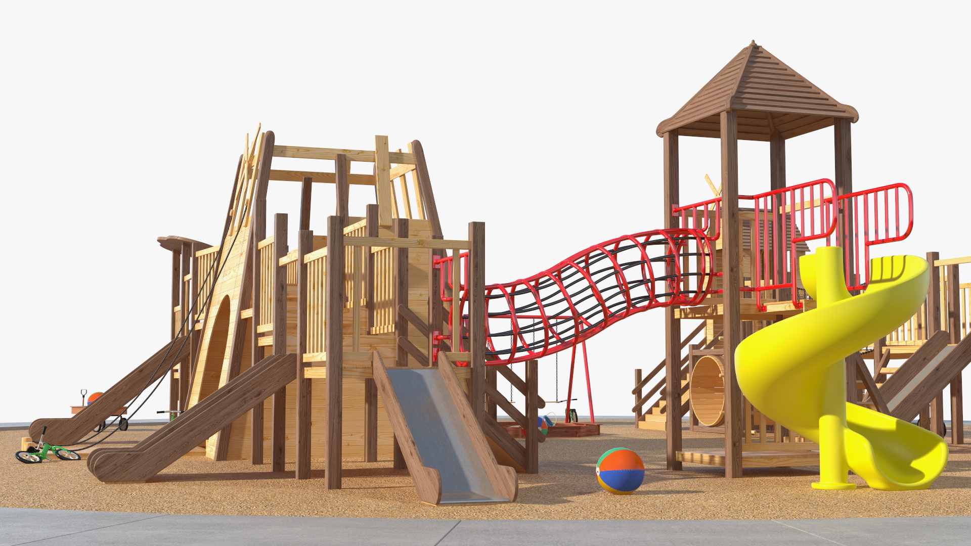 3D model Childrens Playground with Toys