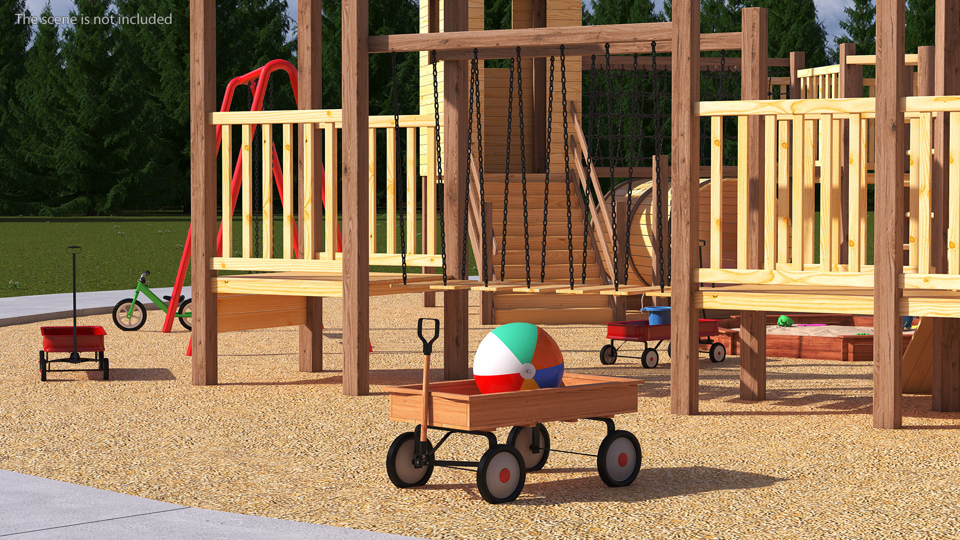 3D model Childrens Playground with Toys