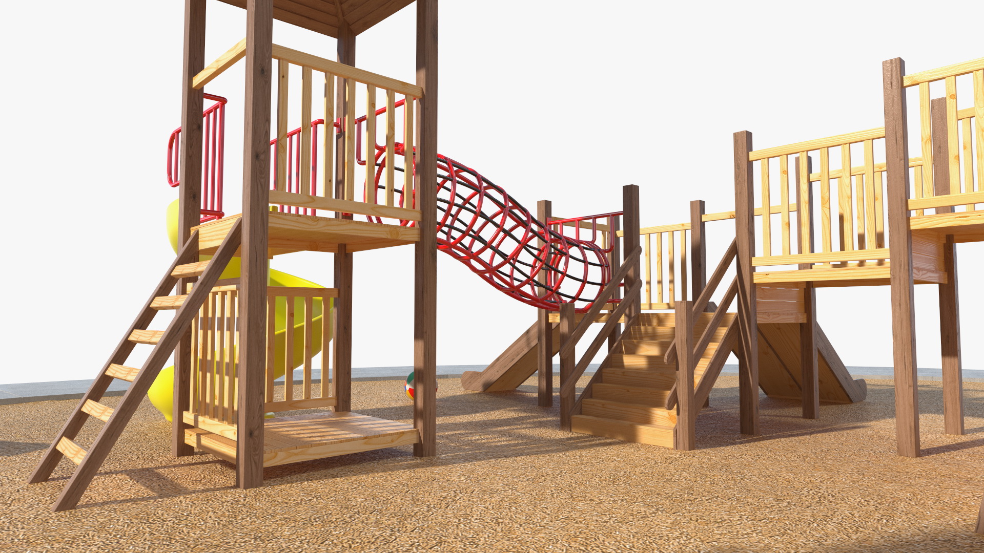 3D model Childrens Playground with Toys