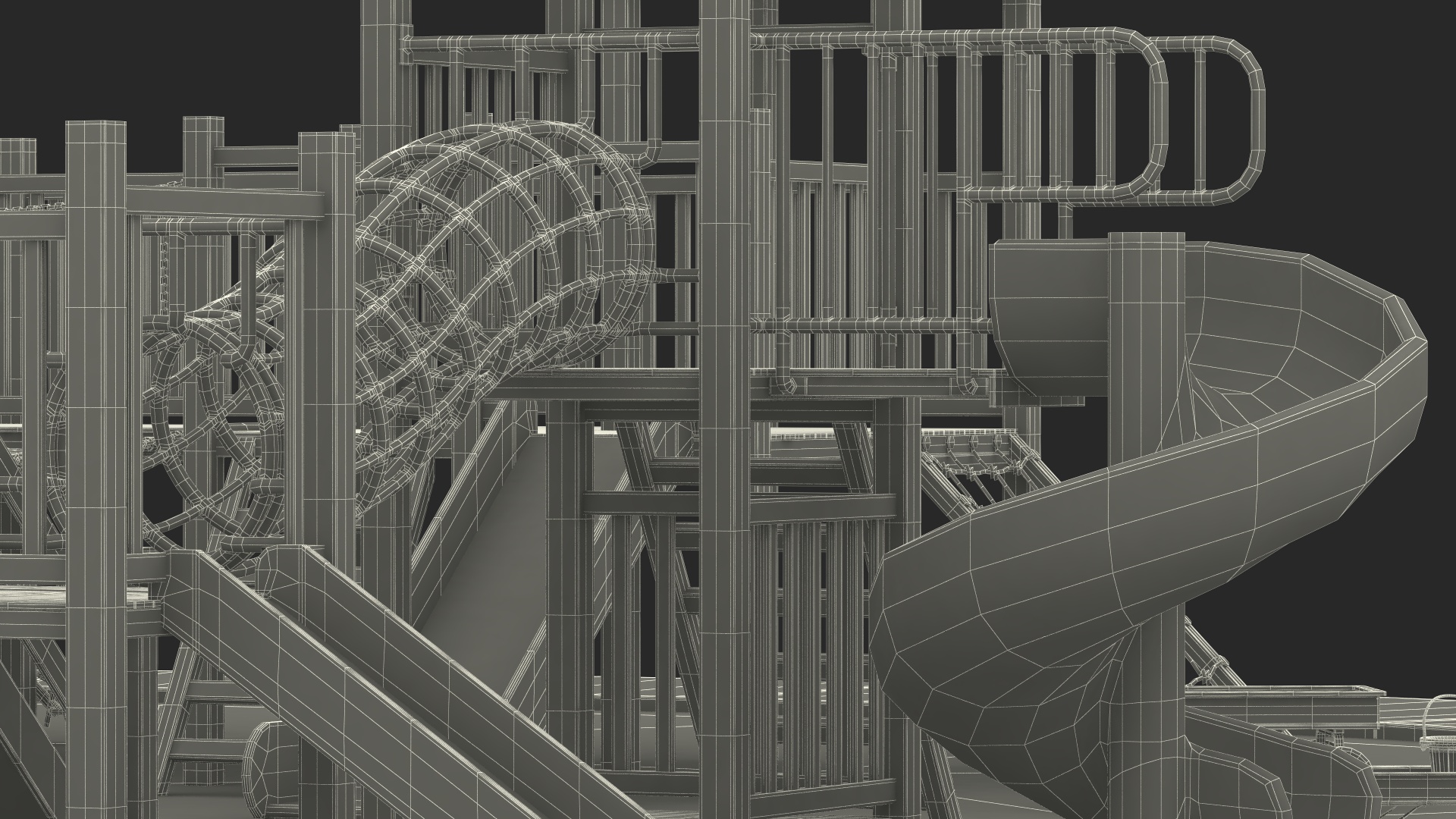 3D model Childrens Playground with Toys