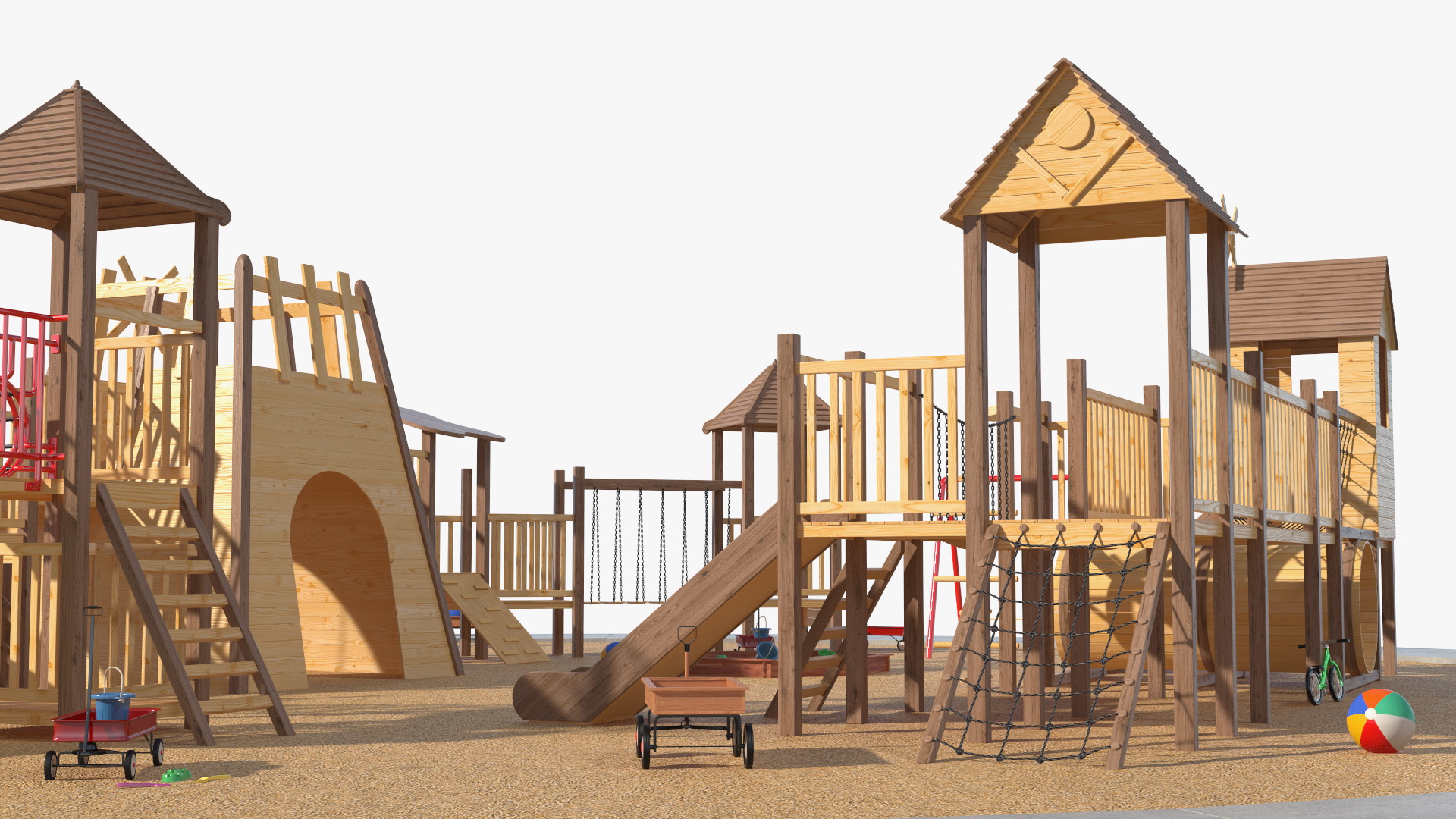 3D model Childrens Playground with Toys