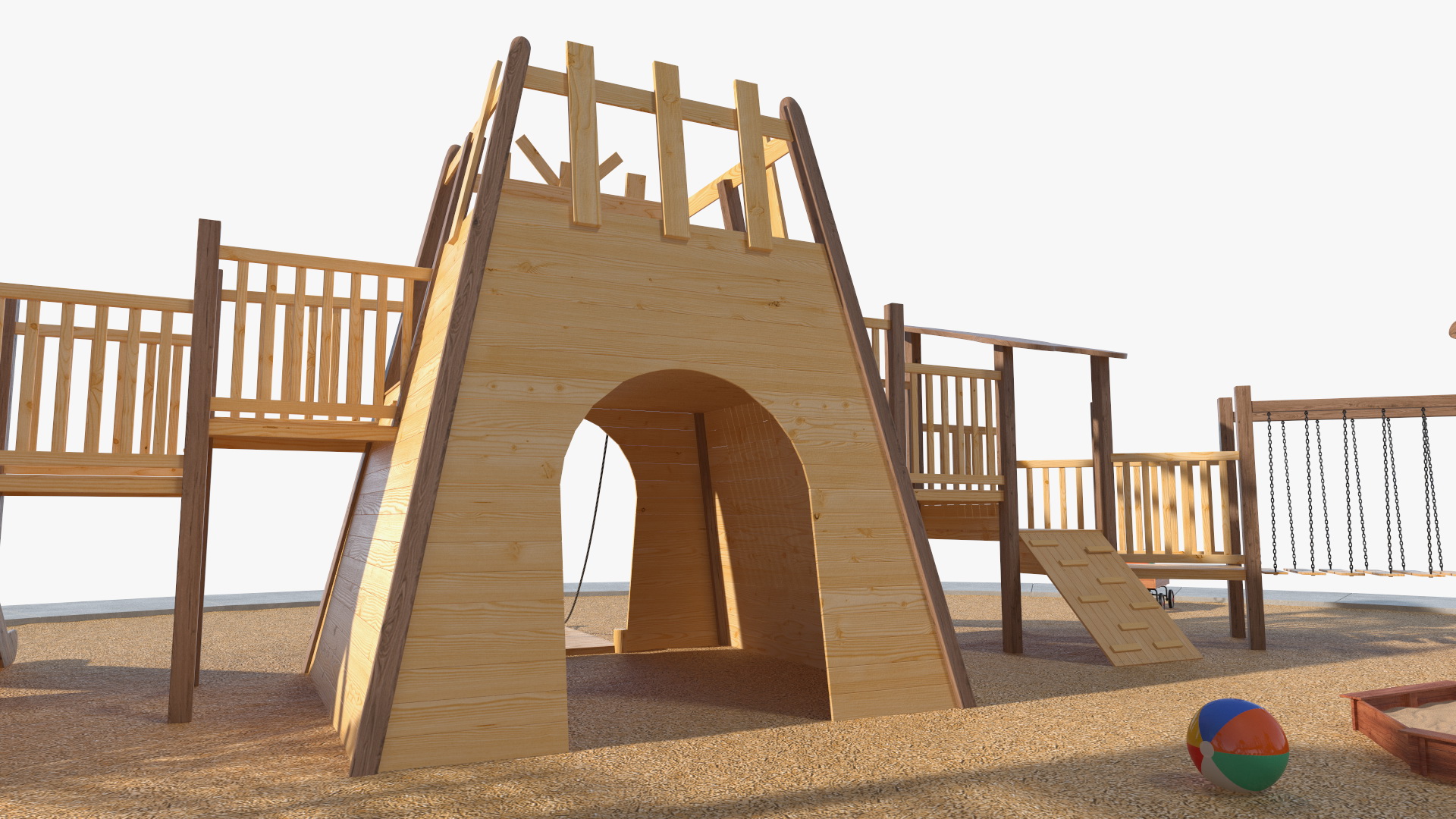 3D model Childrens Playground with Toys