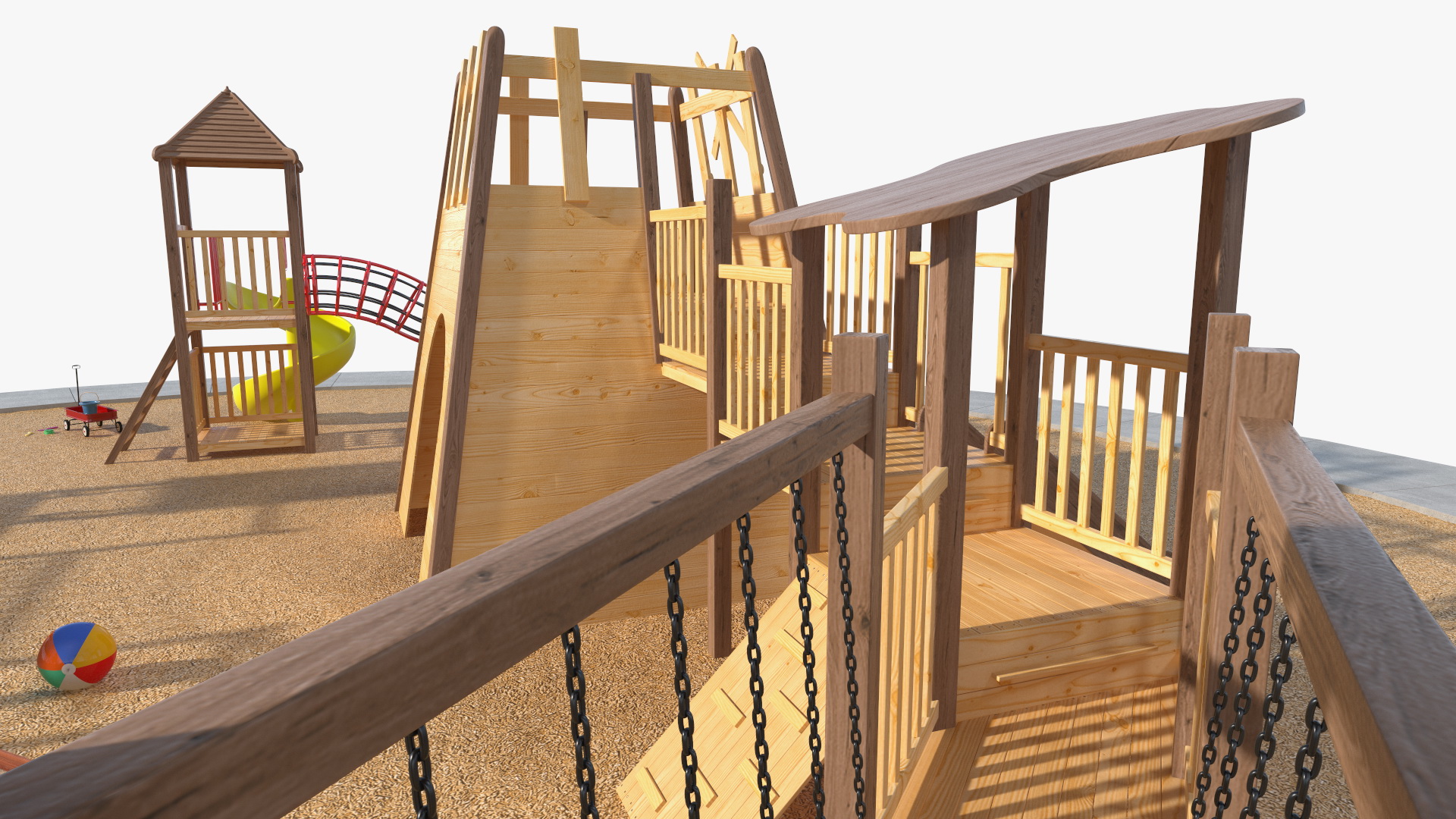 3D model Childrens Playground with Toys
