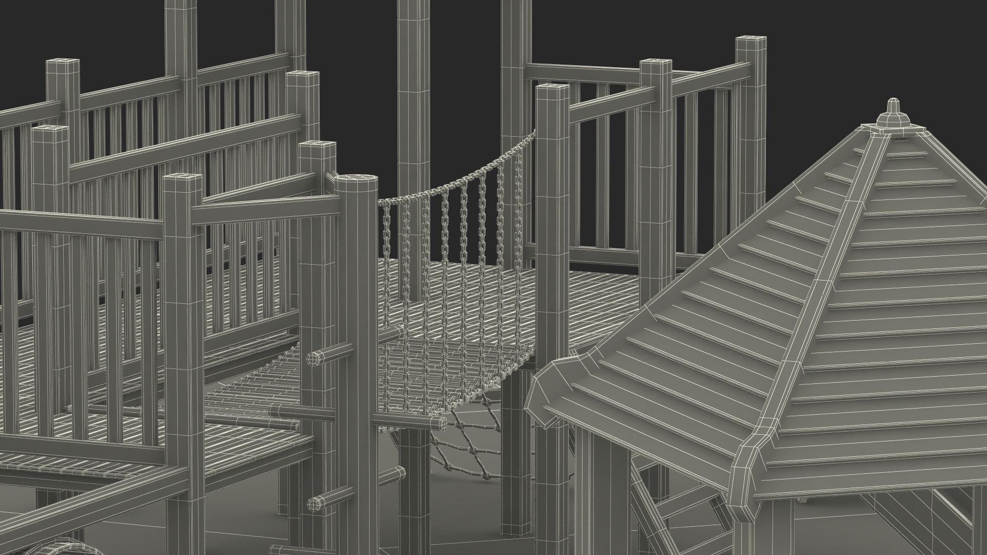 3D model Childrens Playground with Toys