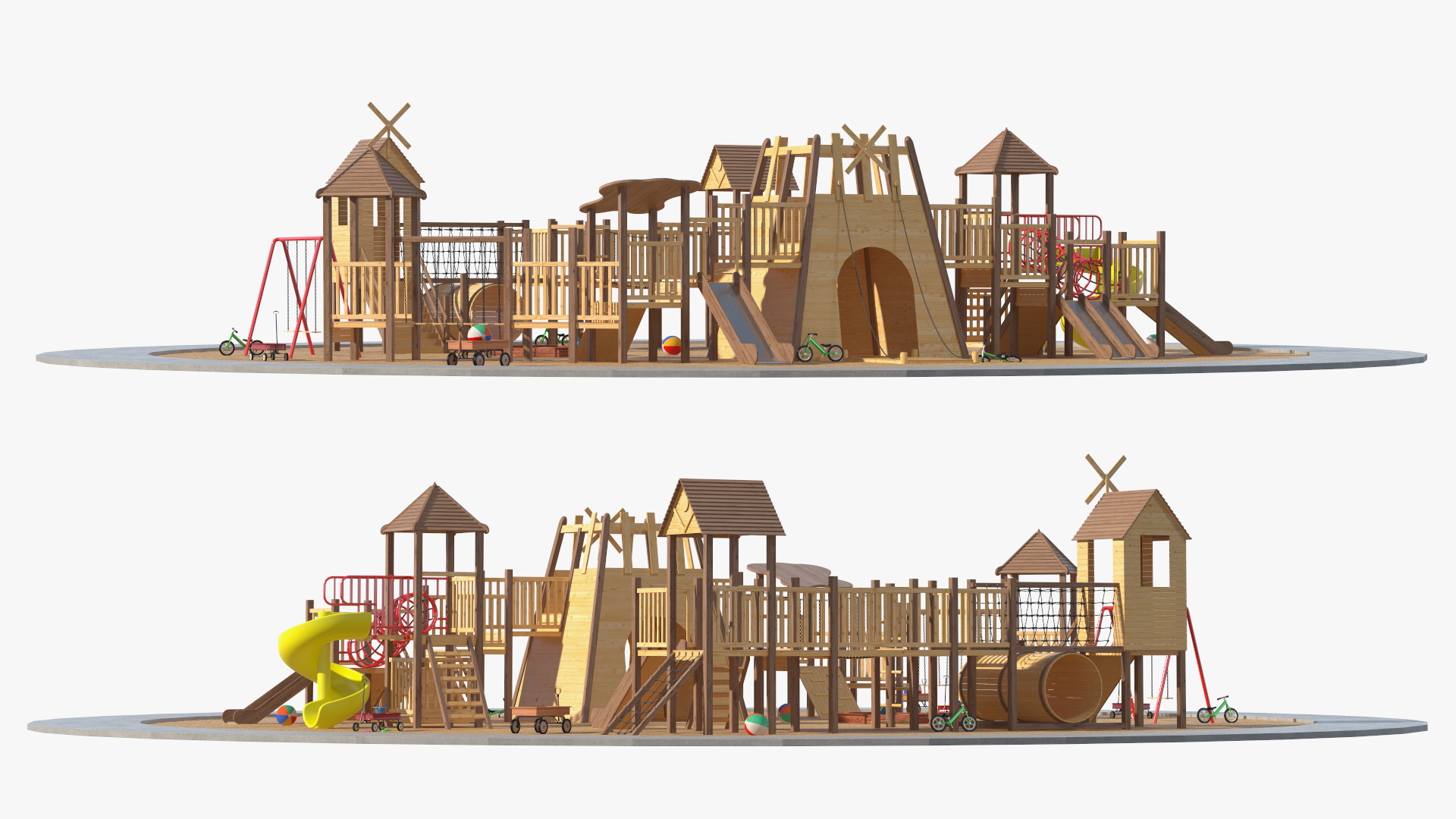 3D model Childrens Playground with Toys