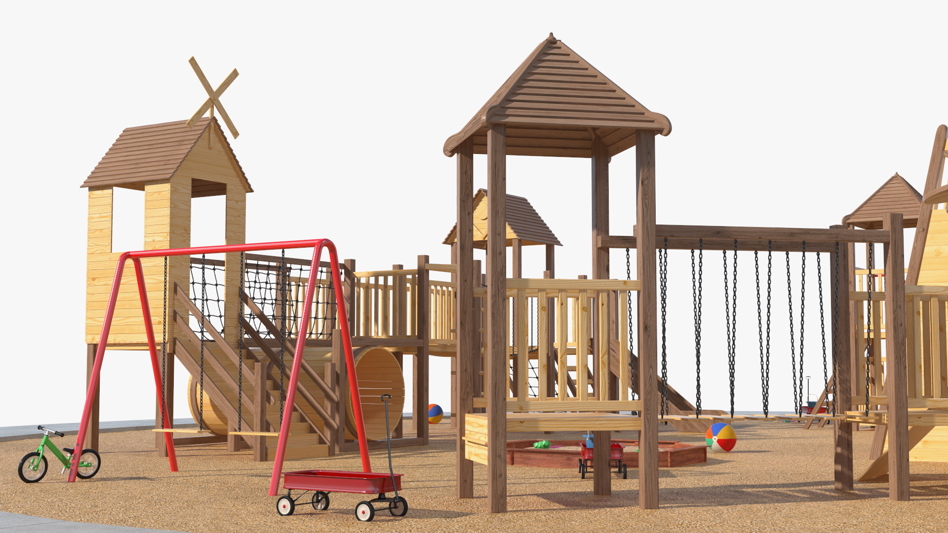 3D model Childrens Playground with Toys
