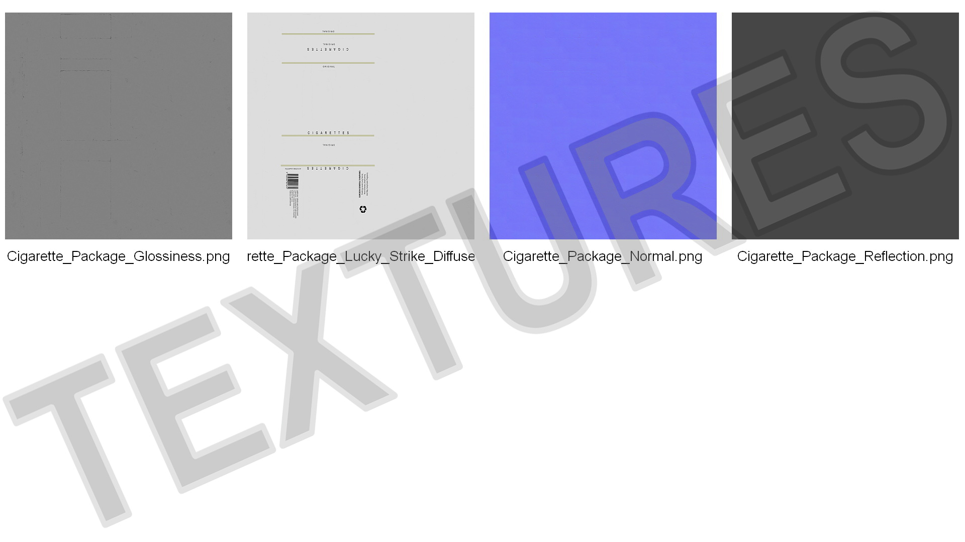 Cigarette Pack 3D model