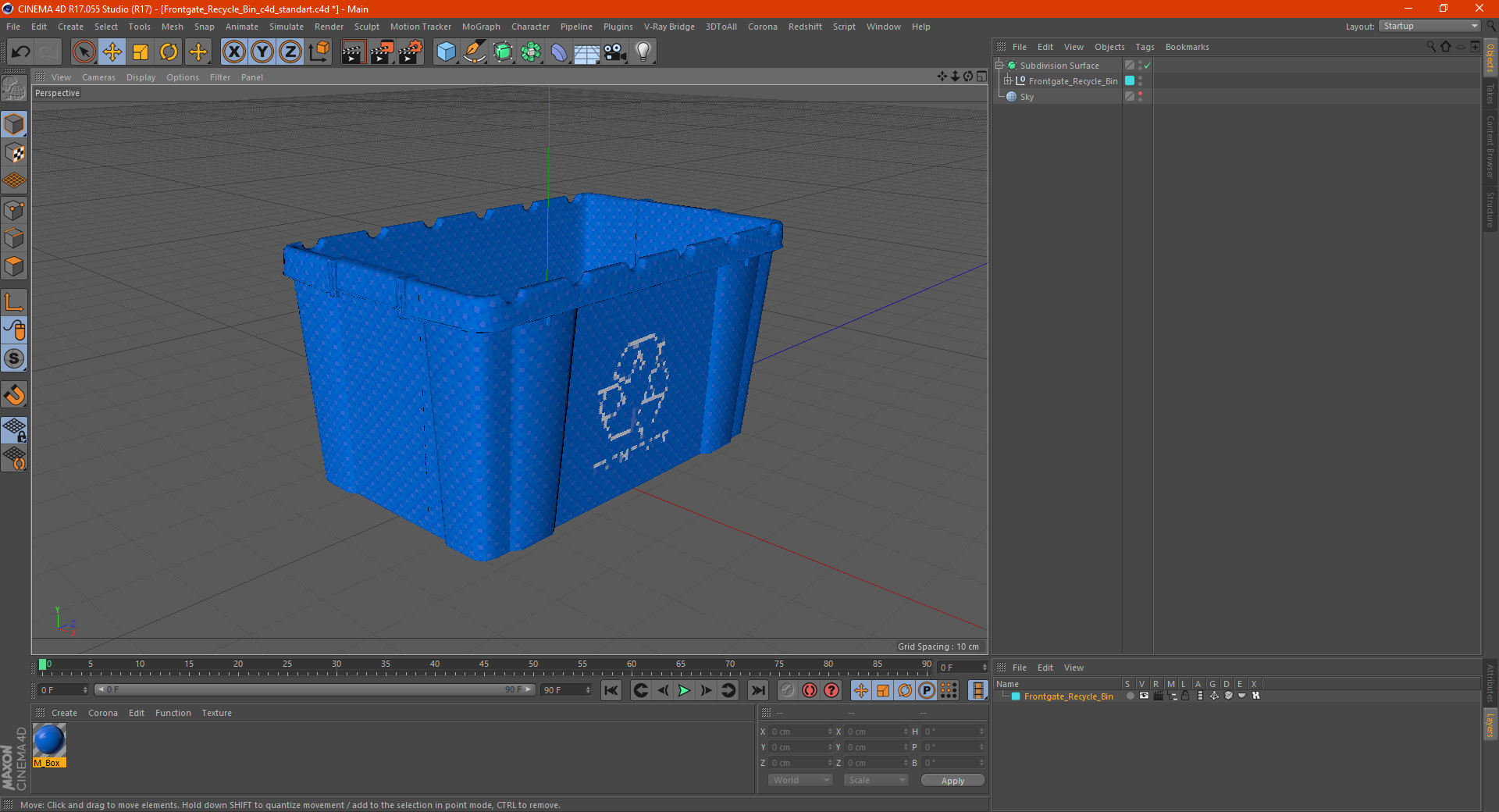 3D Frontgate Recycle Bin