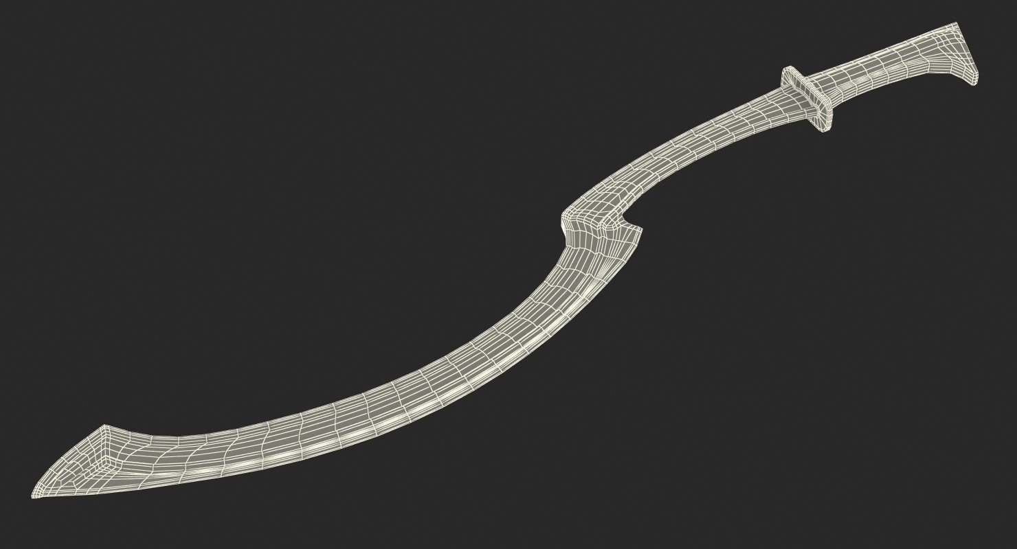 Egyptian Khopesh Sickle Sword 3D model