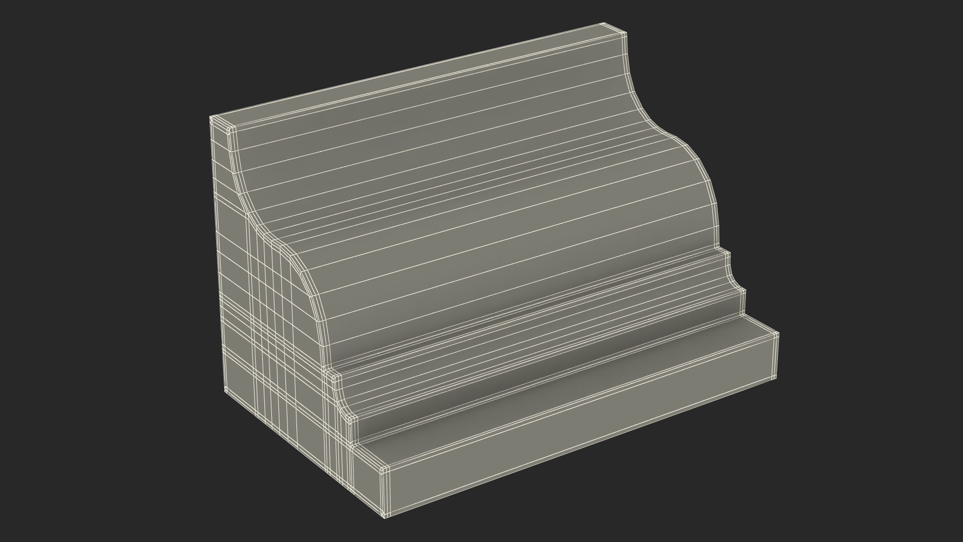 3D Architectural Molding Gypsum Type 17