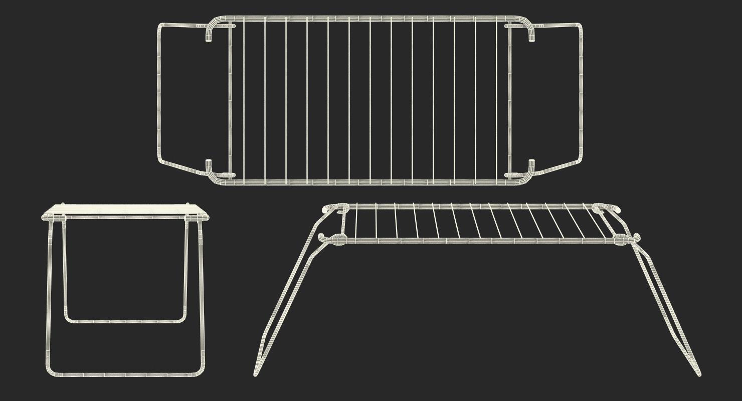 3D Camping Folding Grill