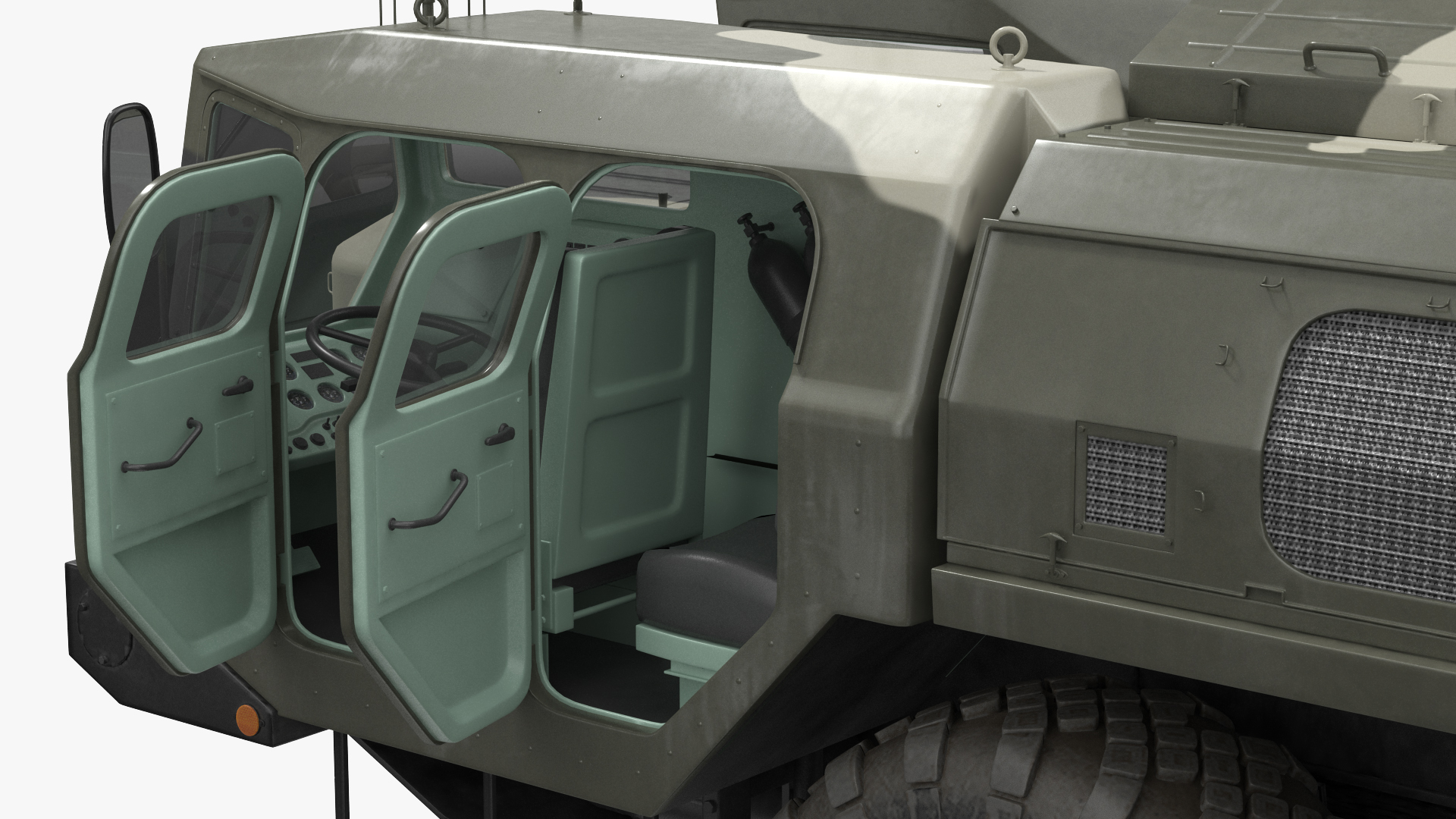 3D Maz 7910 8x8 Truck Camouflage Rigged
